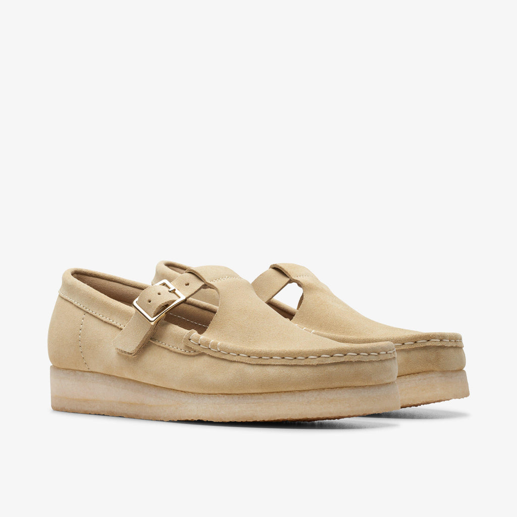 Wallabee T Bar Daim marron érable