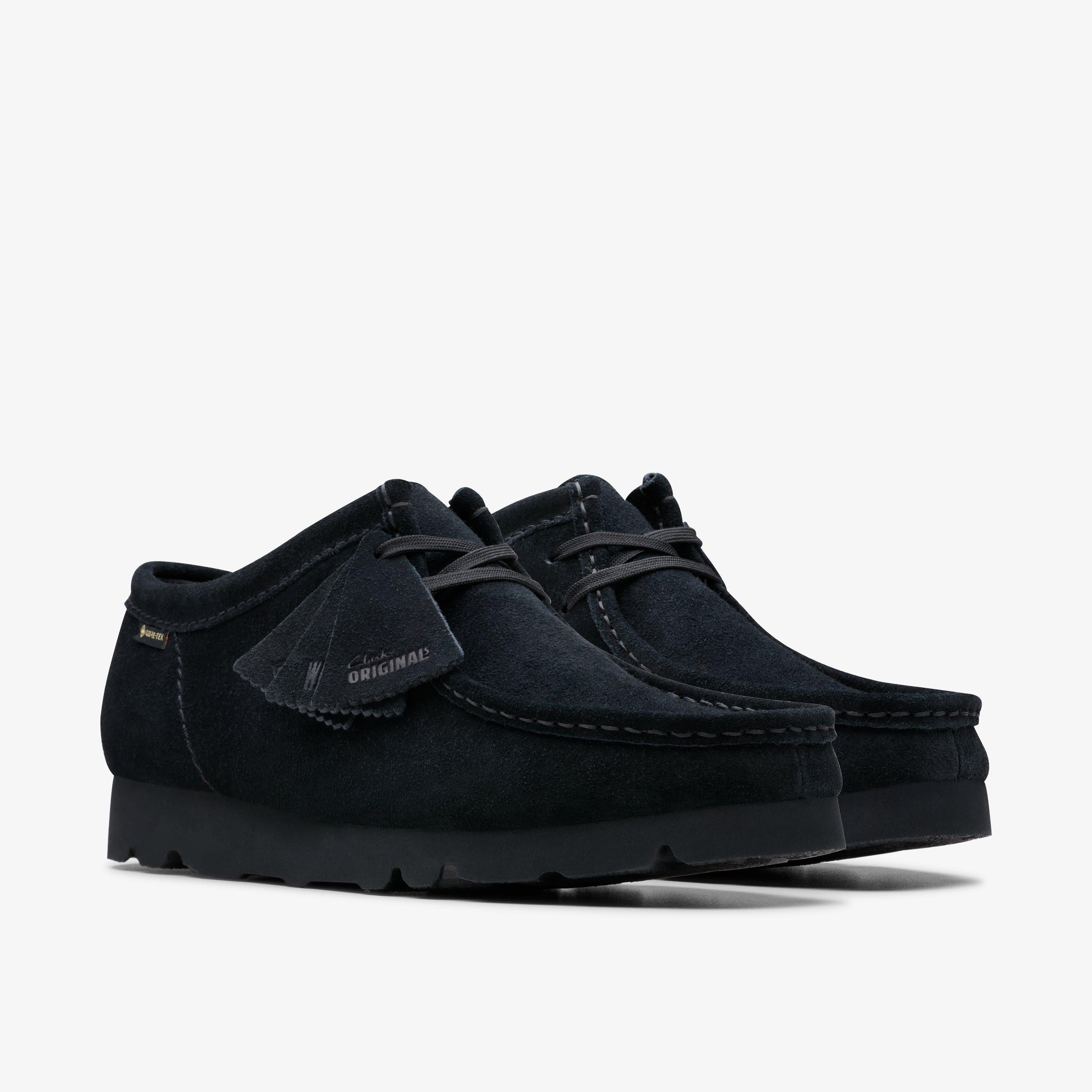 Wallabee en daim noir Gore-Tex