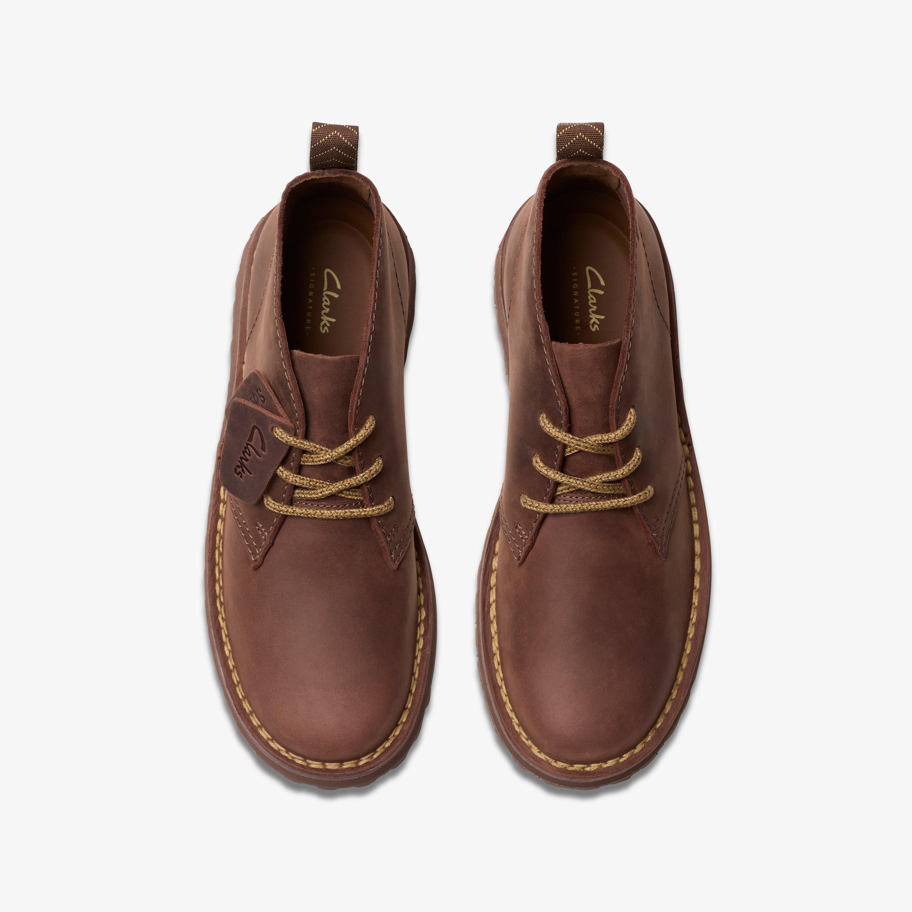 Solsbury Desert Boot Cuir marron foncé