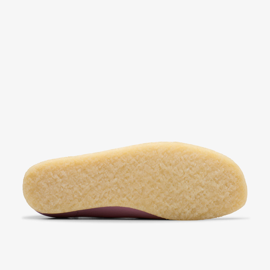 Wallabee Boot Cuir Mauve