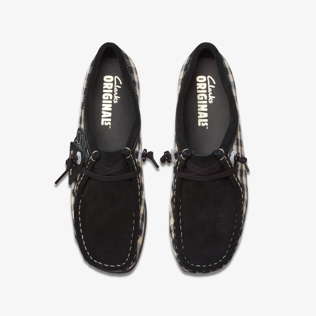 Wallabee Gingham Noir/Blanc