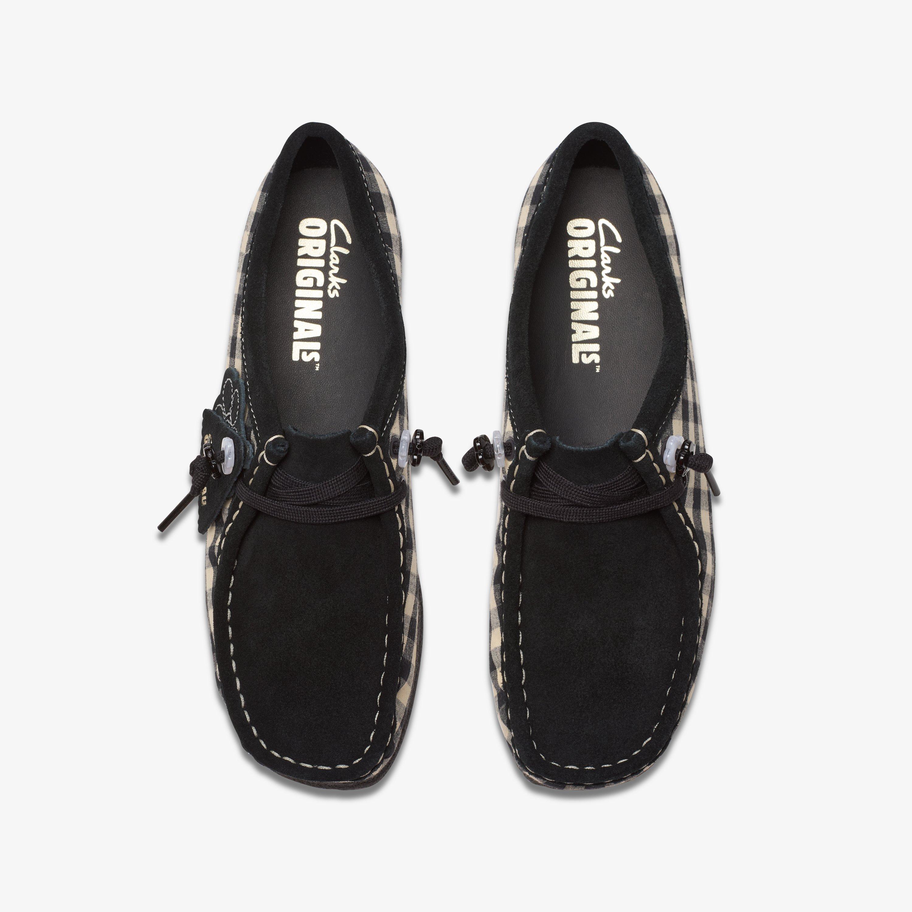 Wallabee Gingham Noir/Blanc