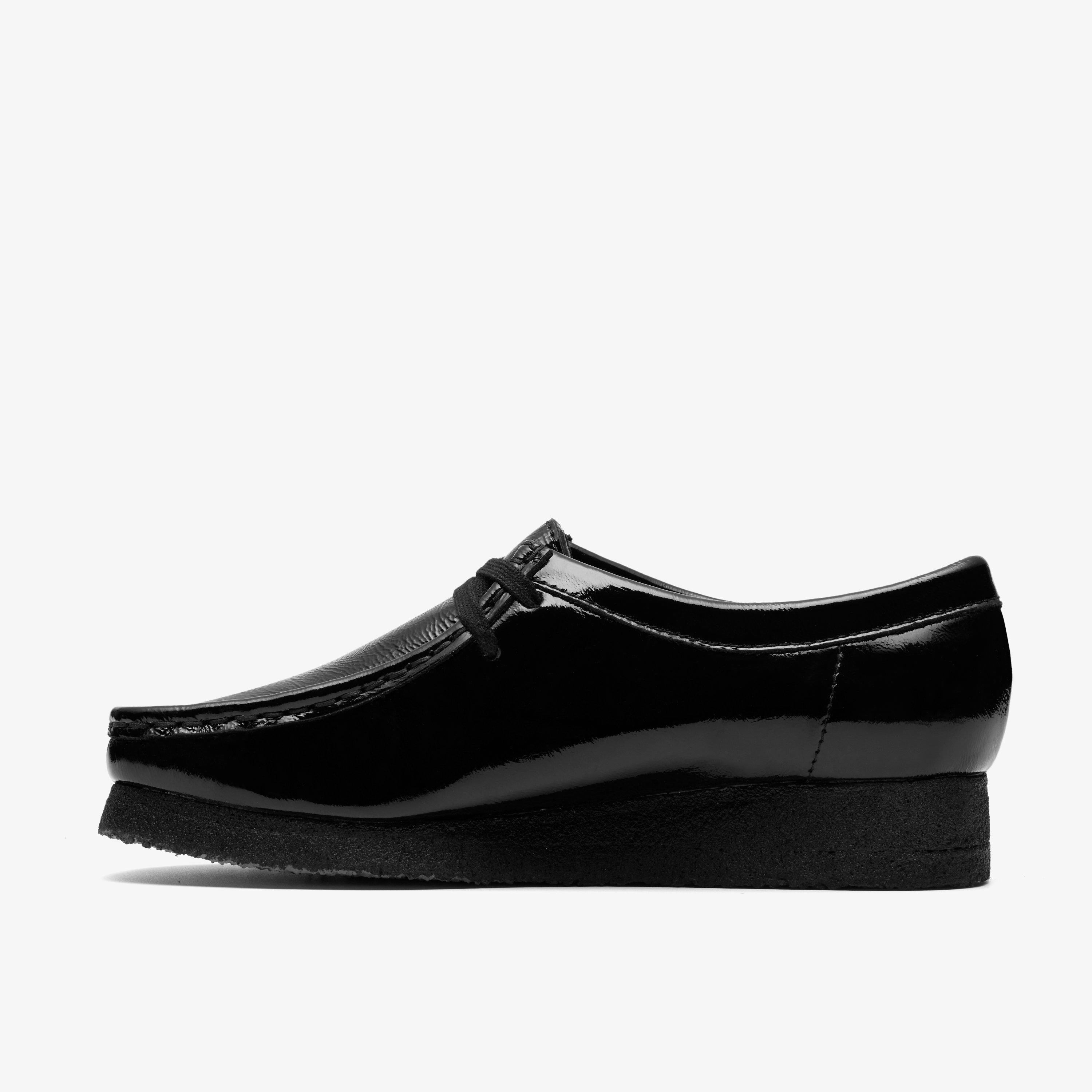 Wallabee Vernis noir
