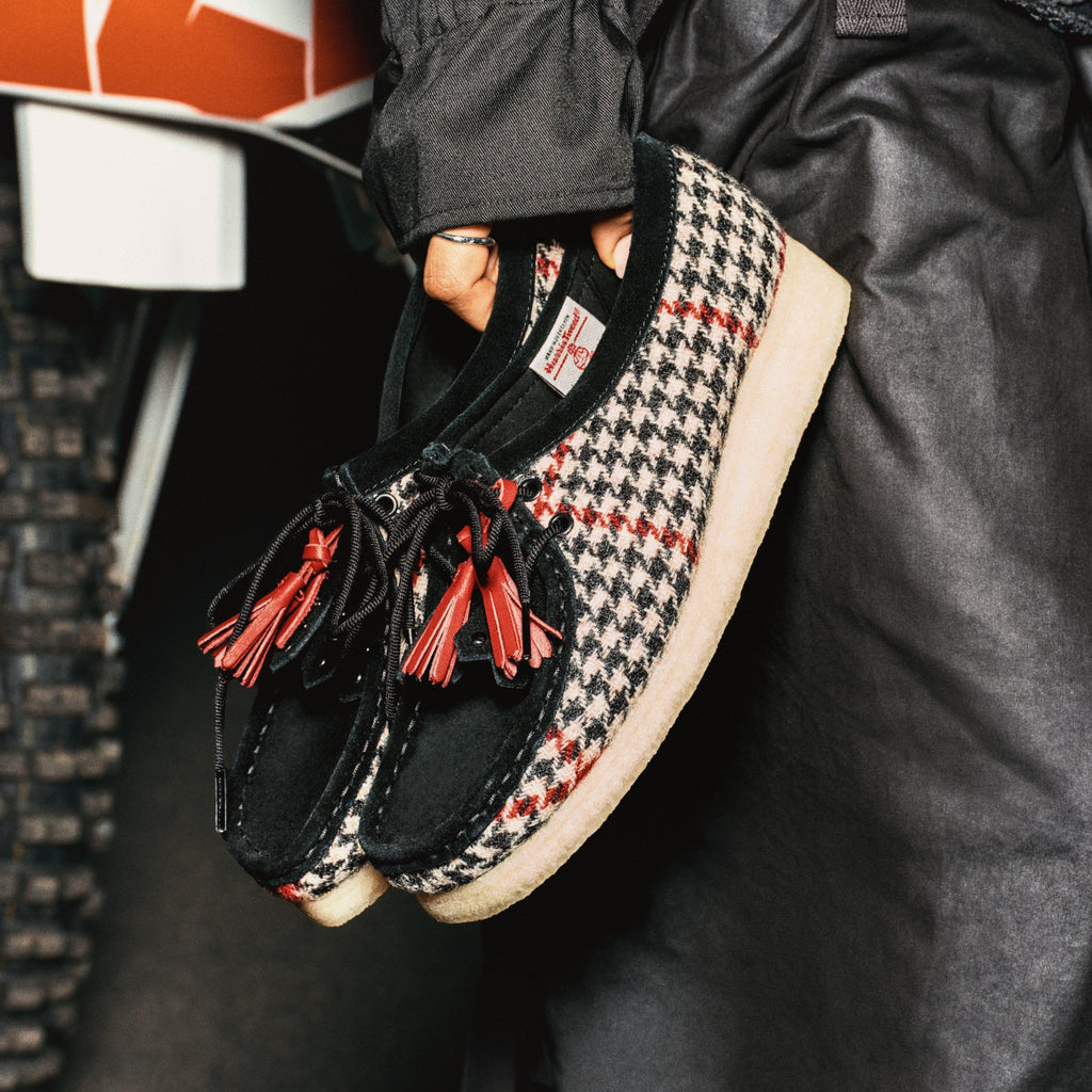 Wallabee Combinaison en tweed noir
