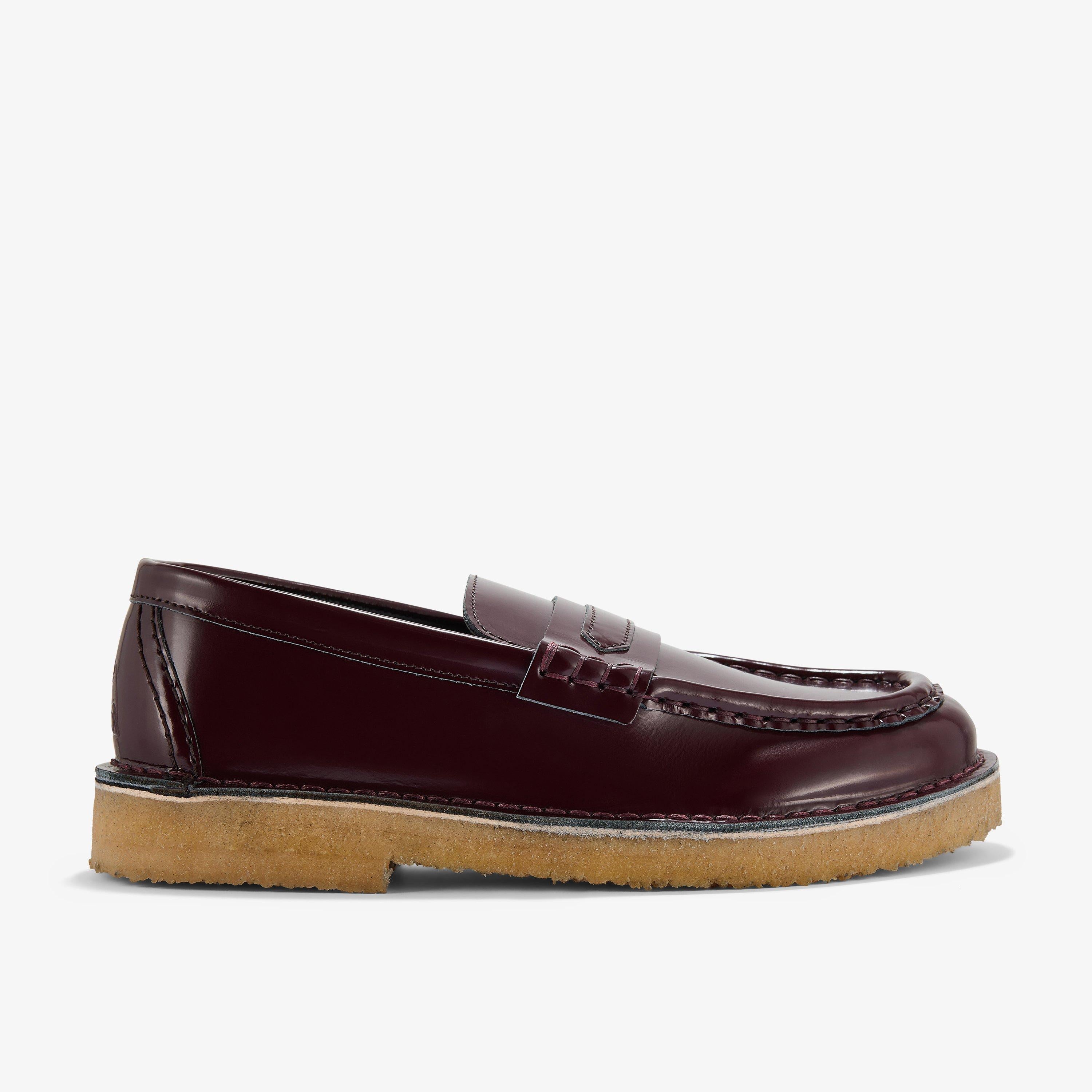 Nomad Loafer Verni rouge brique