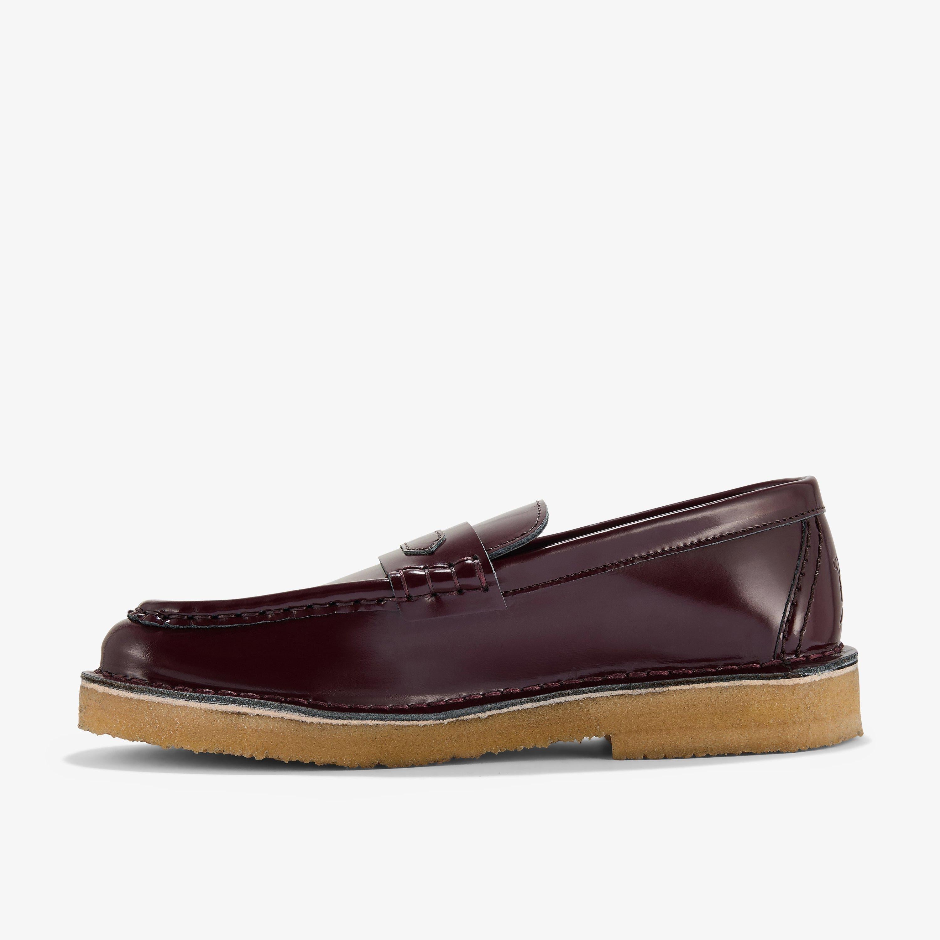 Nomad Loafer Verni rouge brique