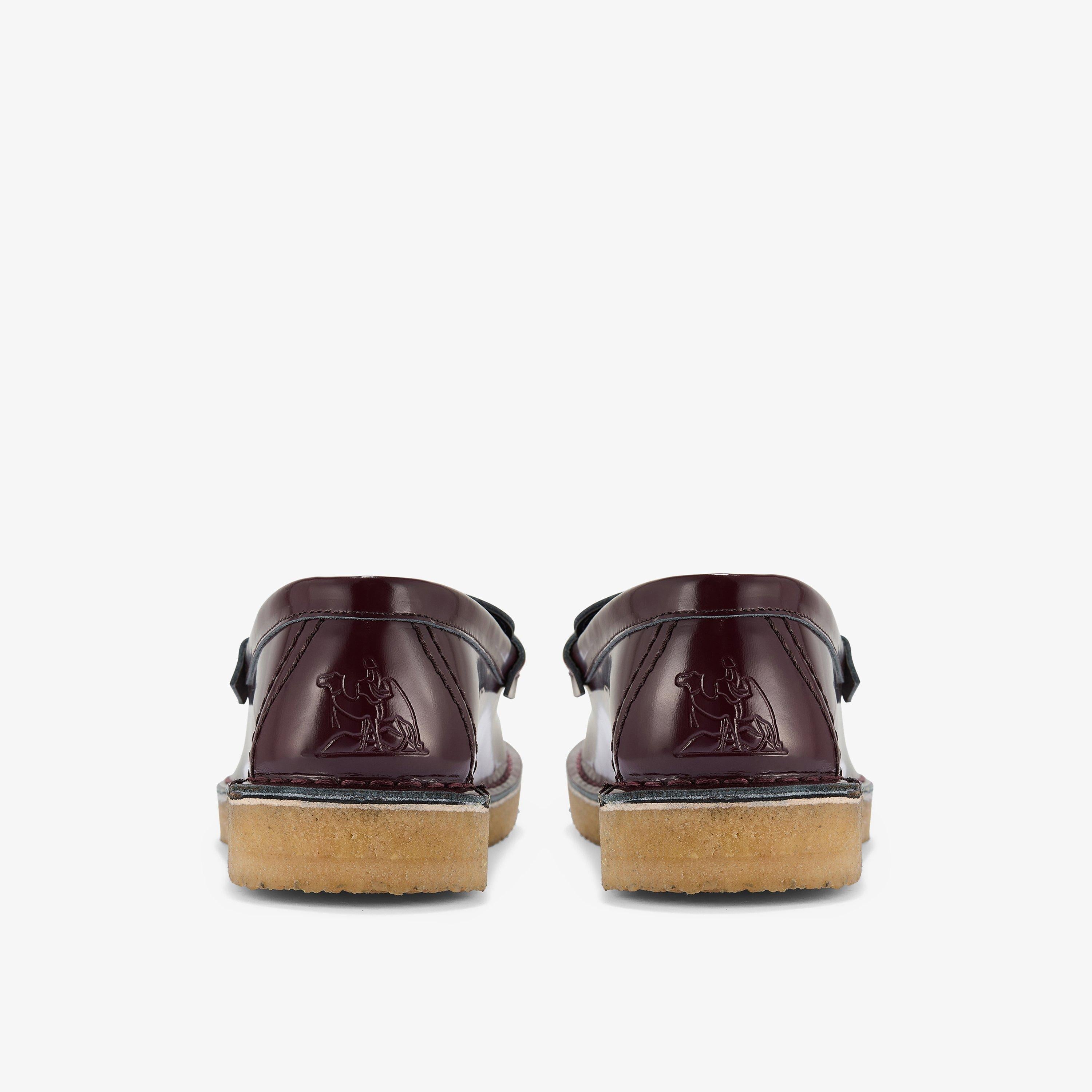 Nomad Loafer Verni rouge brique