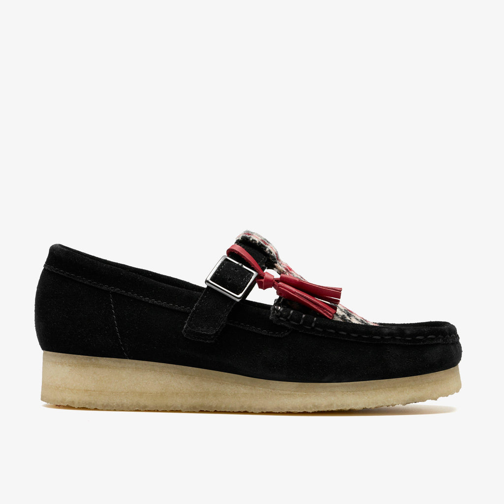 Wallabee T Bar Combinaison en tweed noir