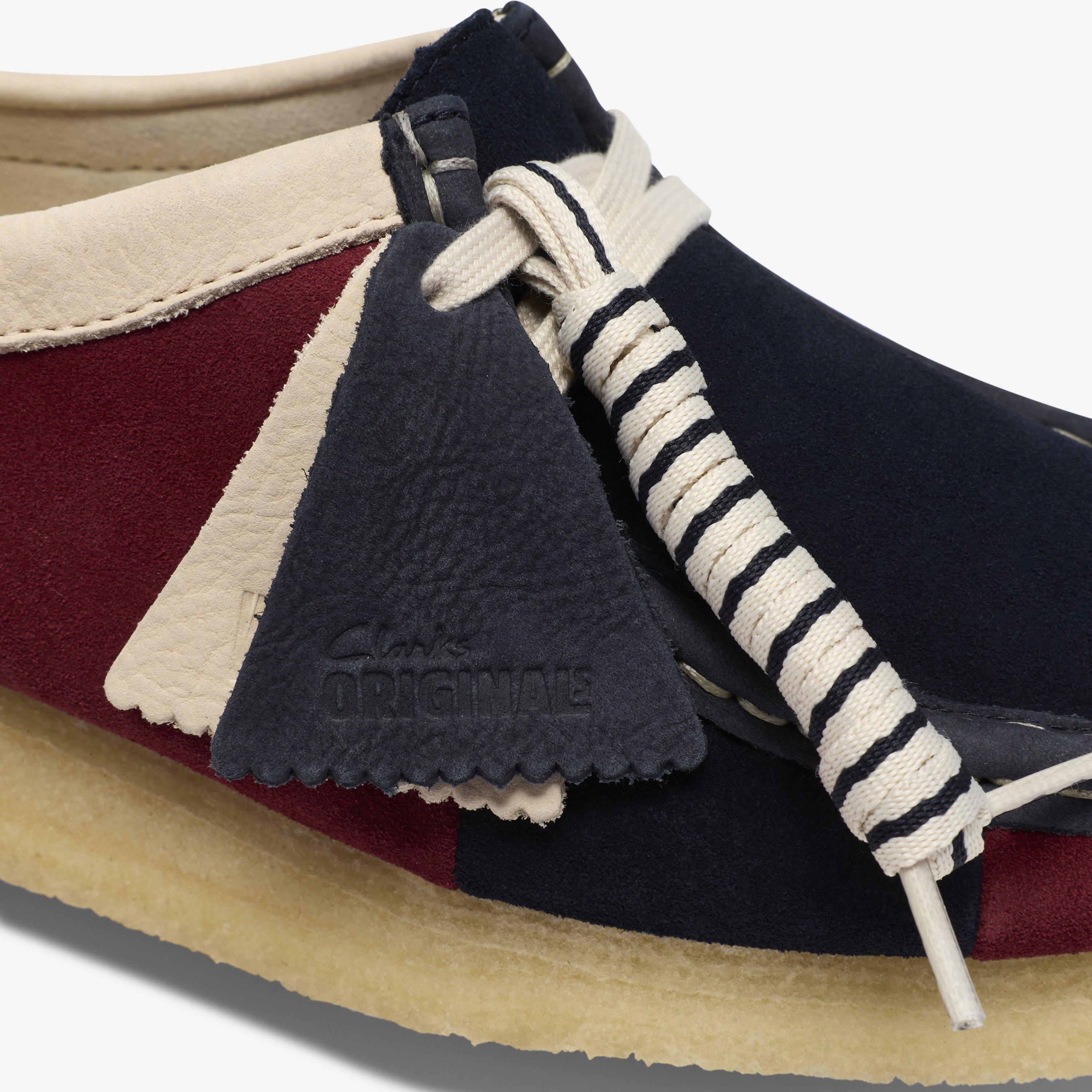 Wallabee Navy Stripe
