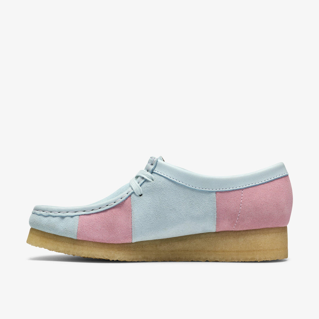 Wallabee Pale Blue Stripe