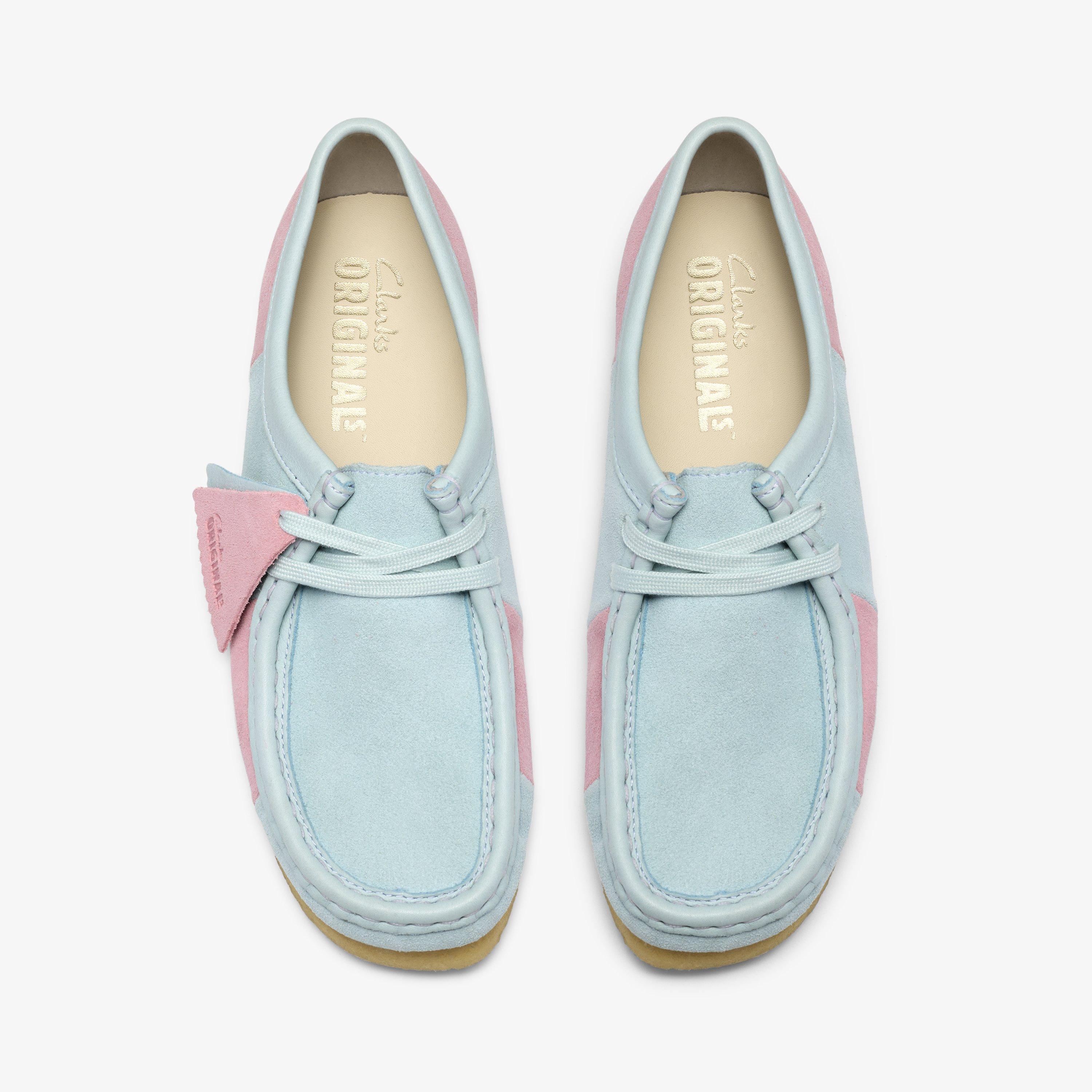 Wallabee Pale Blue Stripe