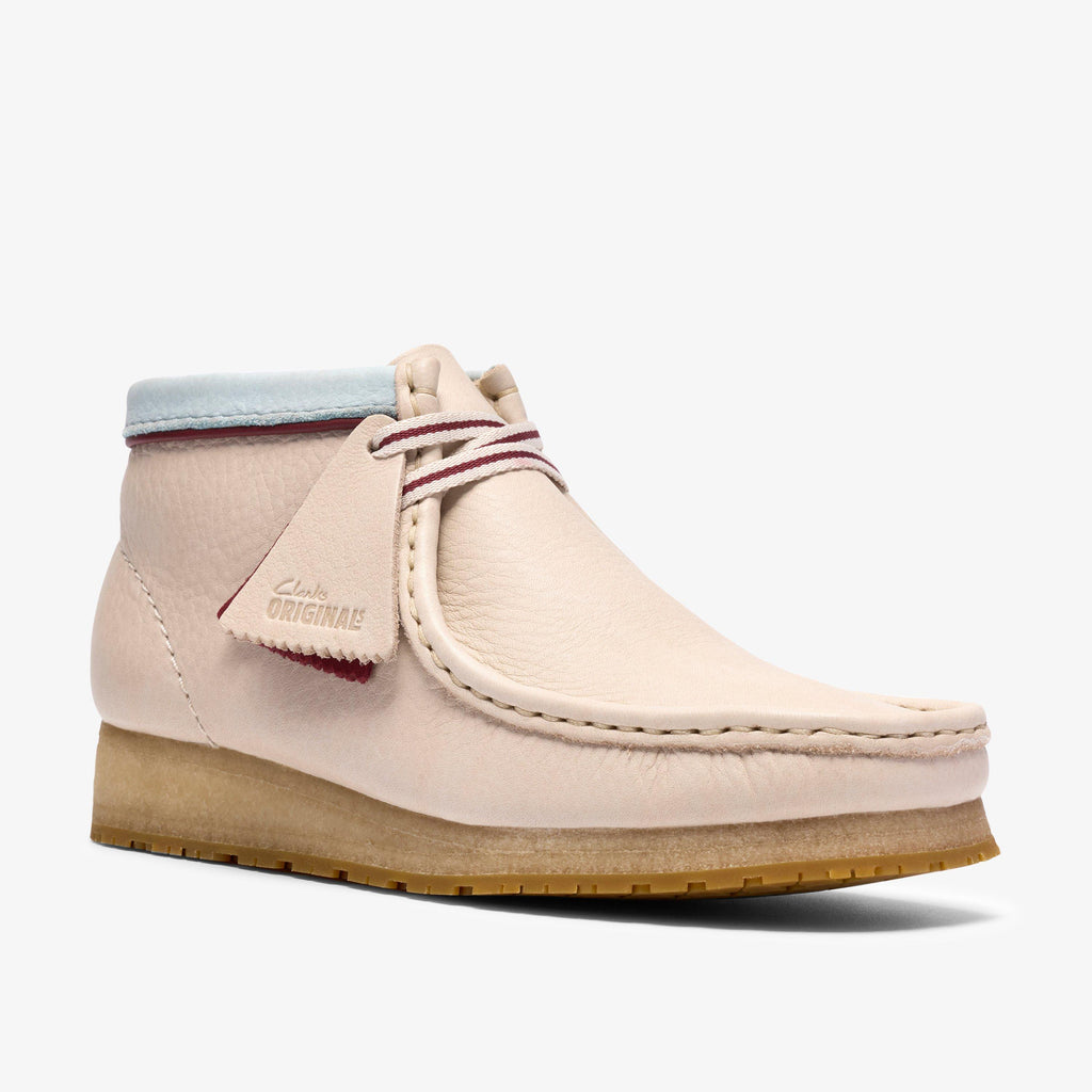 Walla Boot RB Cuir combiné blanc