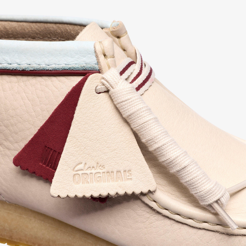 Walla Boot RB Cuir combiné blanc