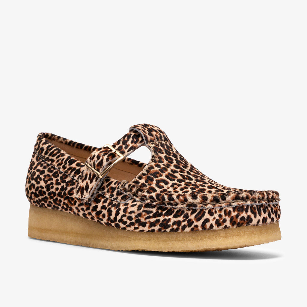 Wallabee T Bar Imprimé Léopard