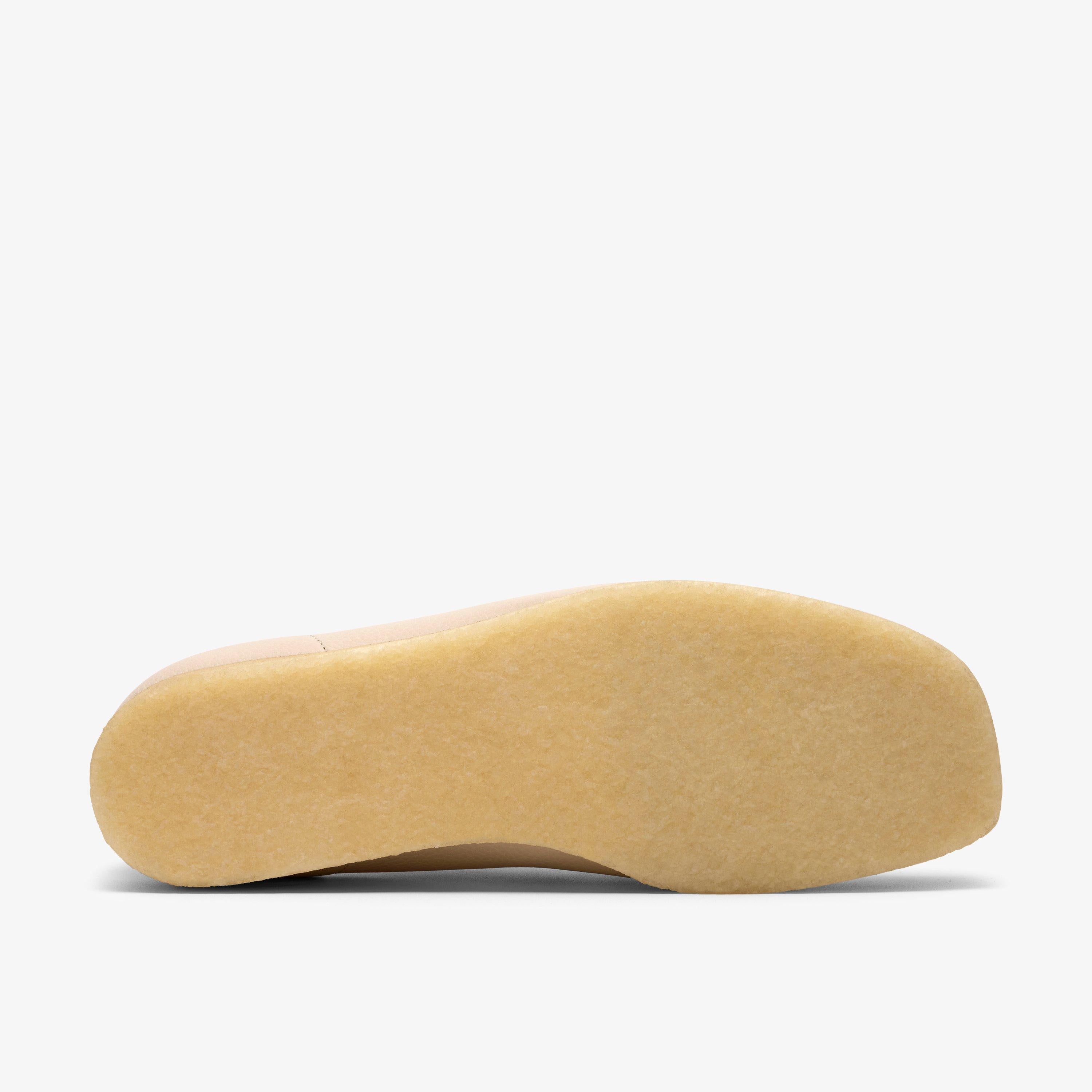 Wallabee Cuir combiné blanc