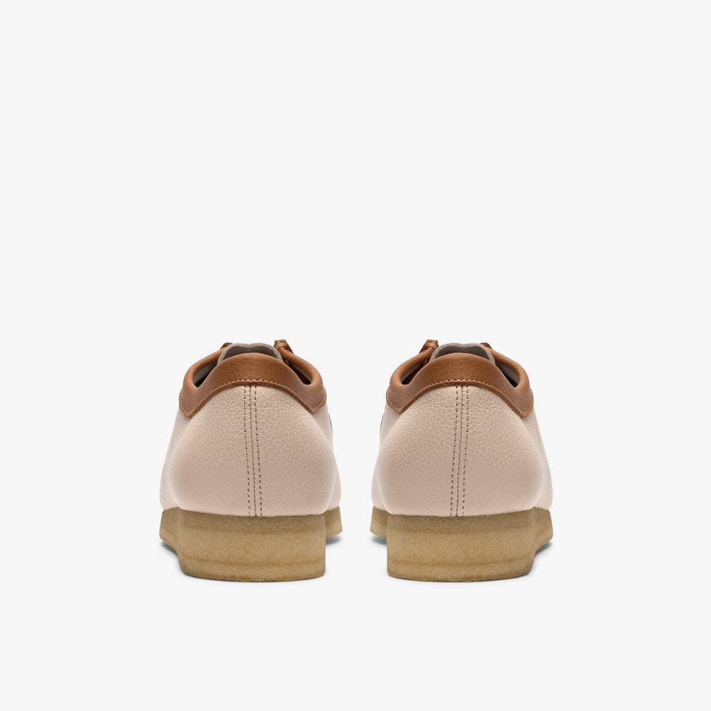 Wallabee Cuir combiné blanc