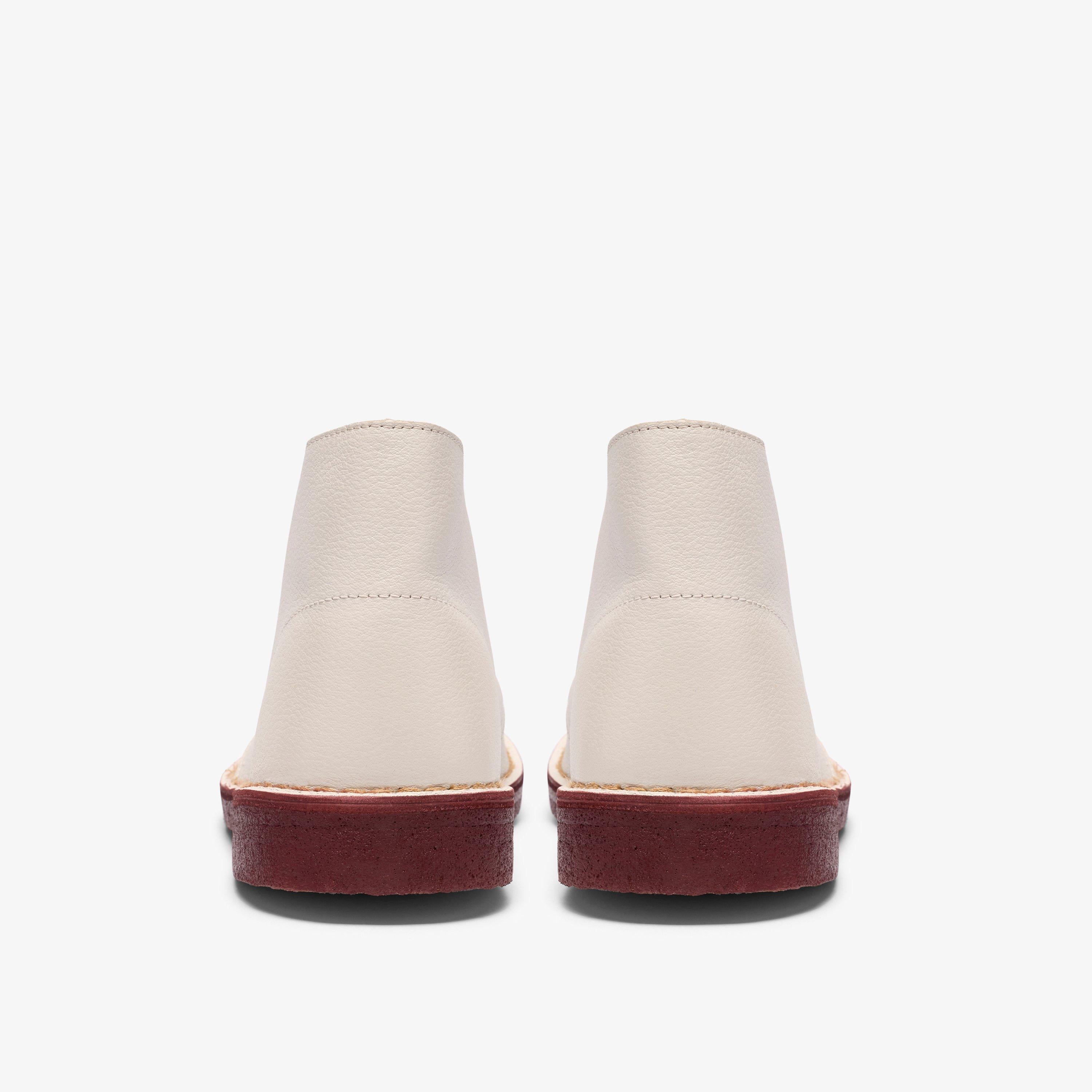 Desert Boot Cuir blanc
