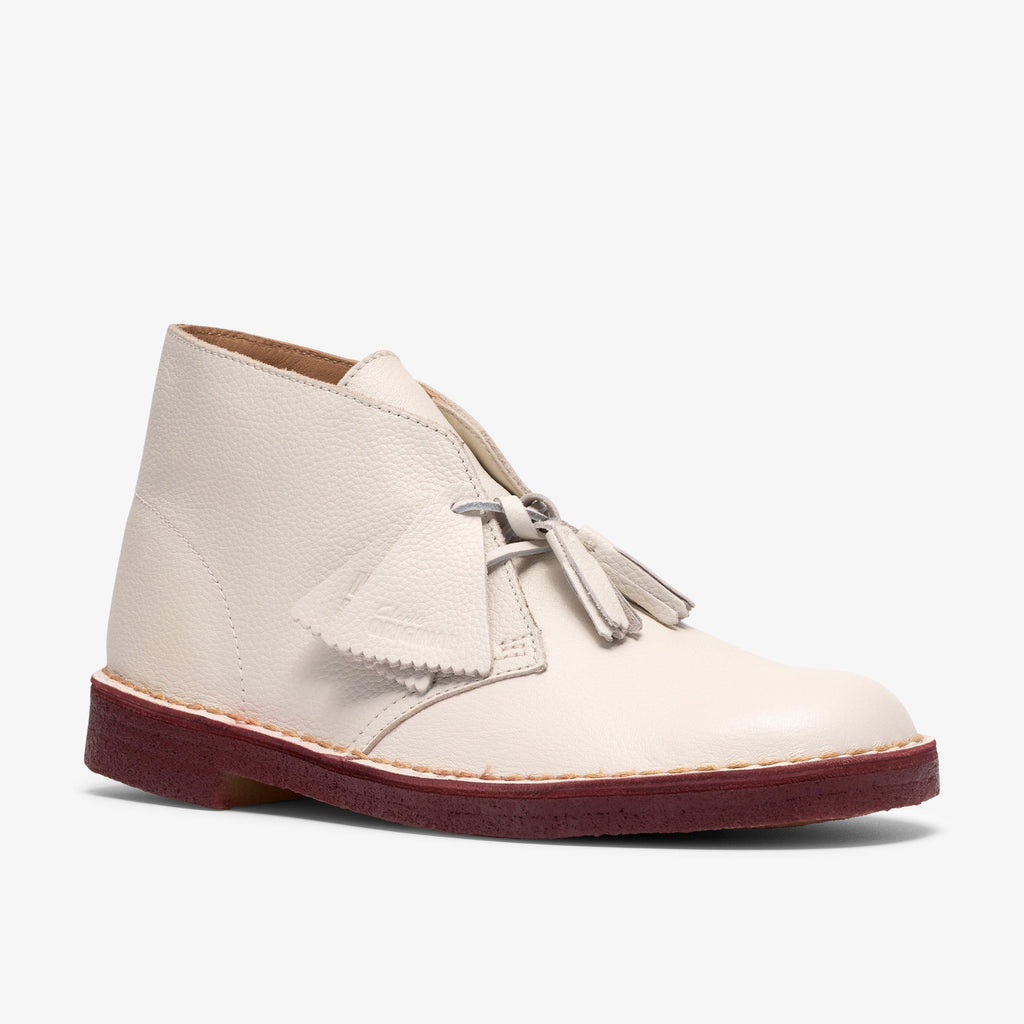 Desert Boot Cuir blanc