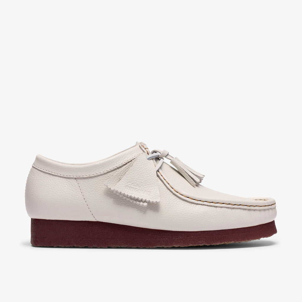 Wallabee Cuir blanc