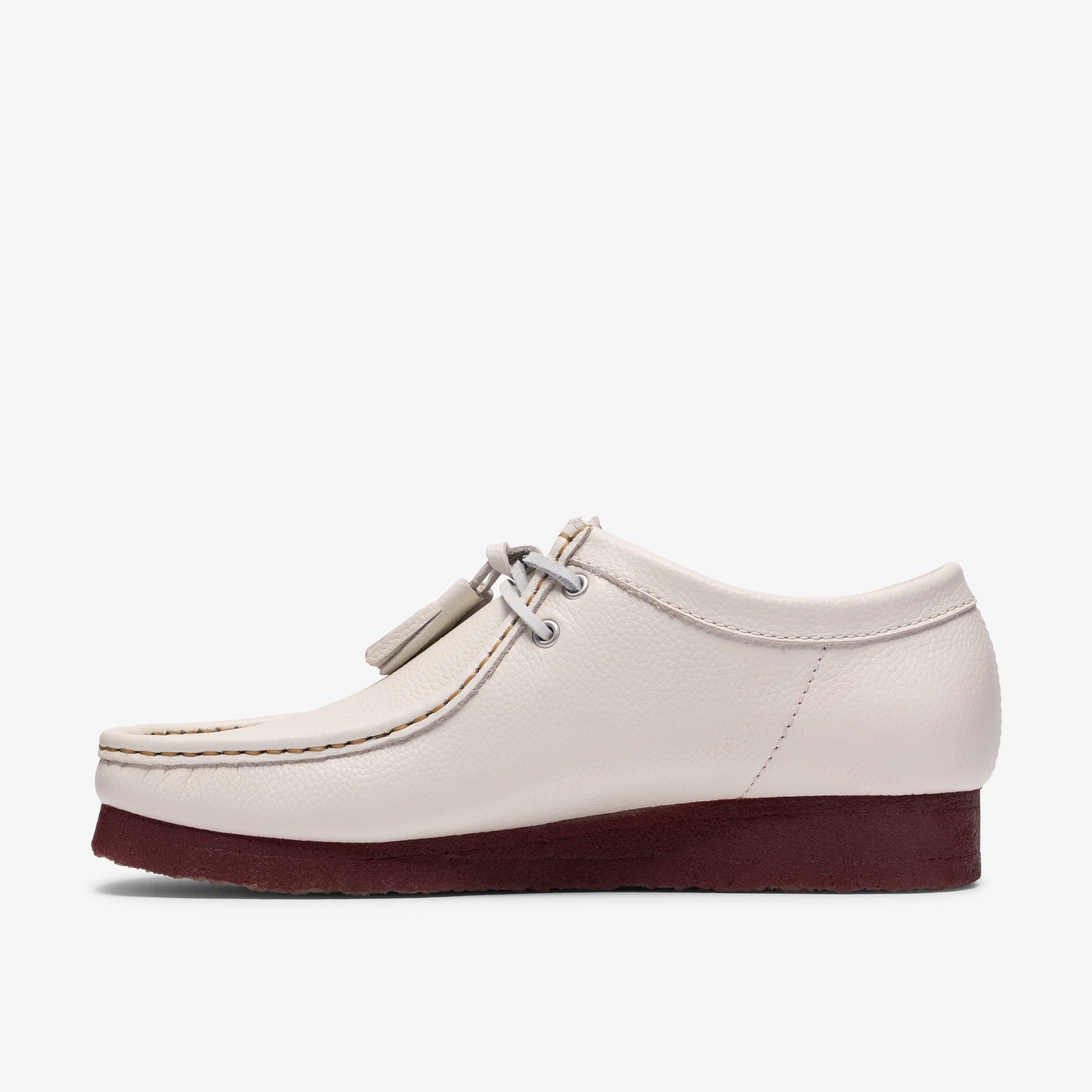 Wallabee Cuir blanc