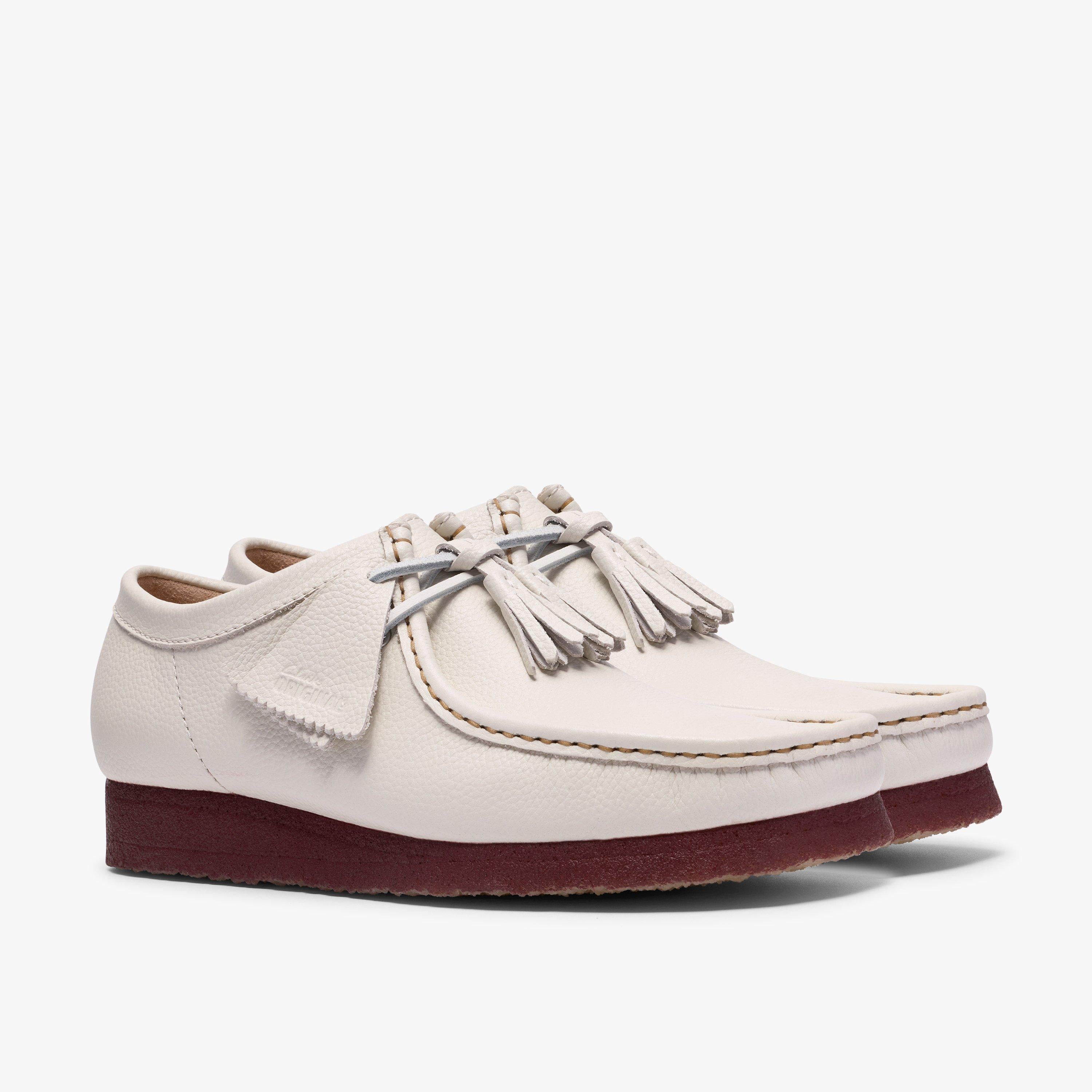 Wallabee Cuir blanc