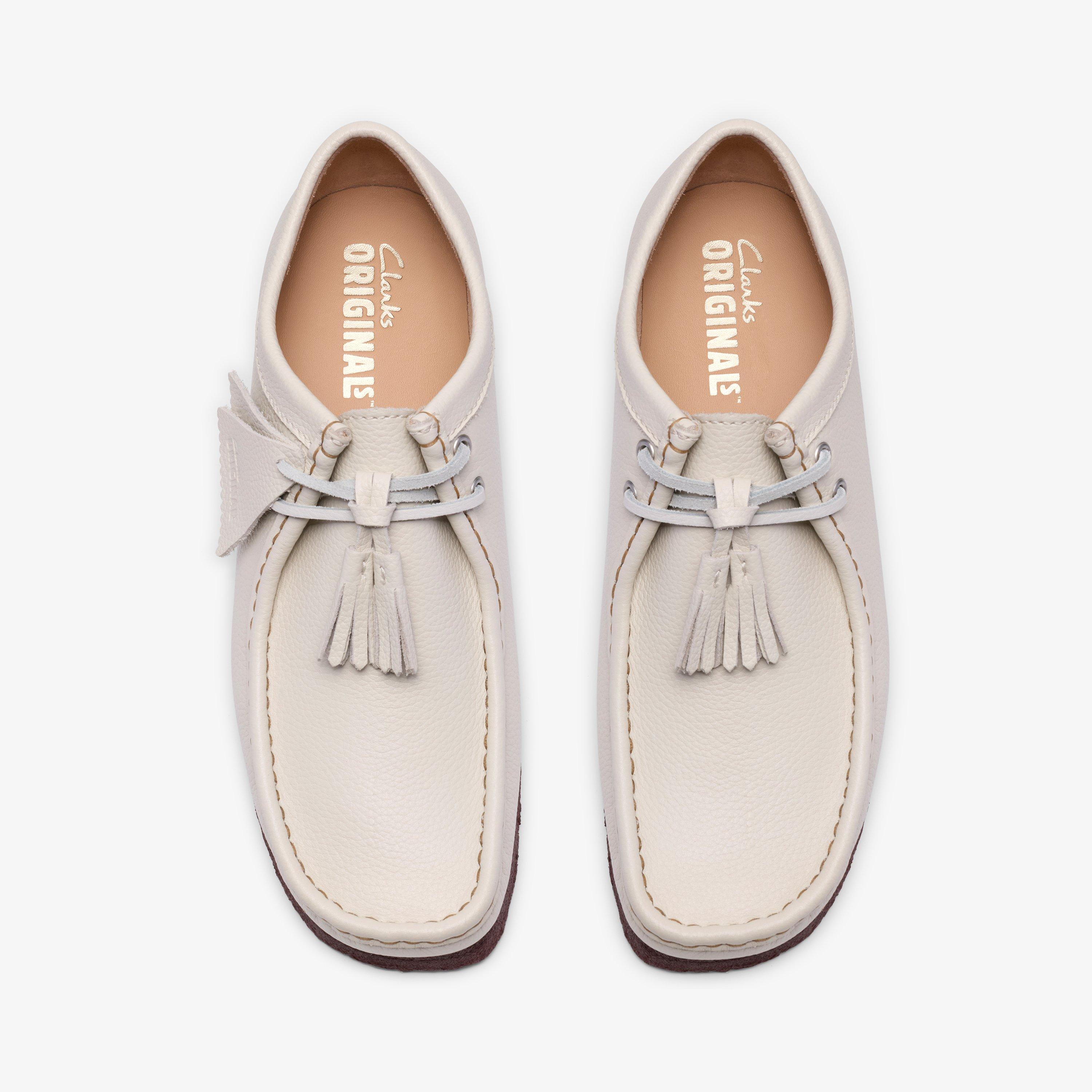Wallabee Cuir blanc