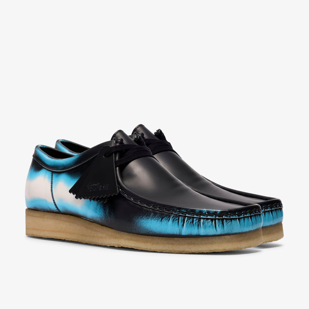 Wallabee Black Brush Off