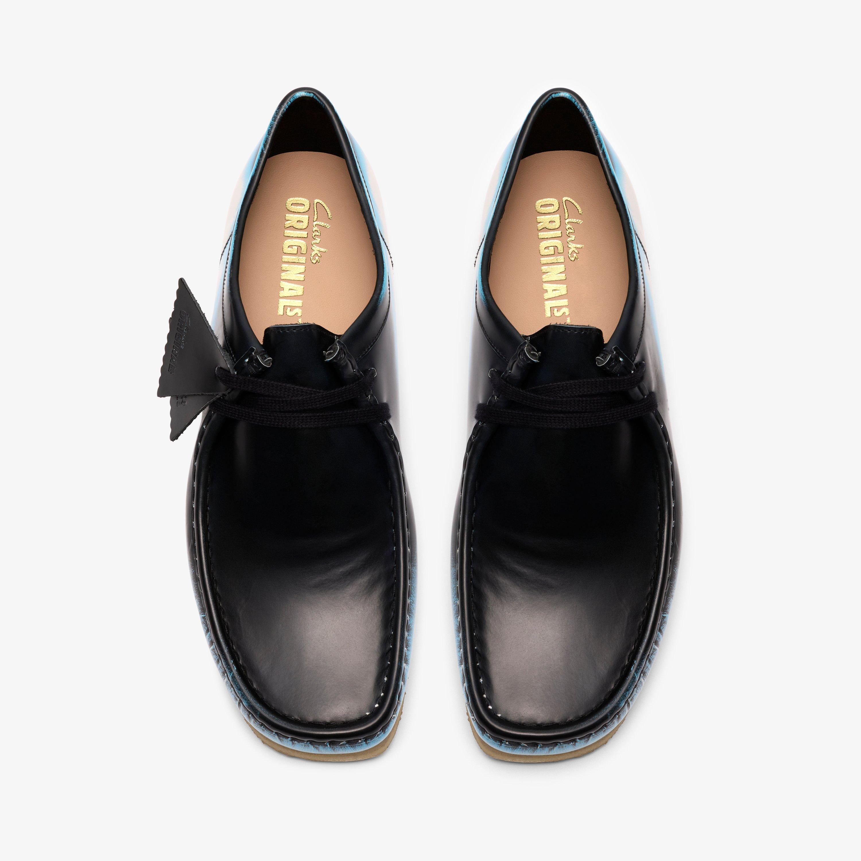Wallabee Black Brush Off