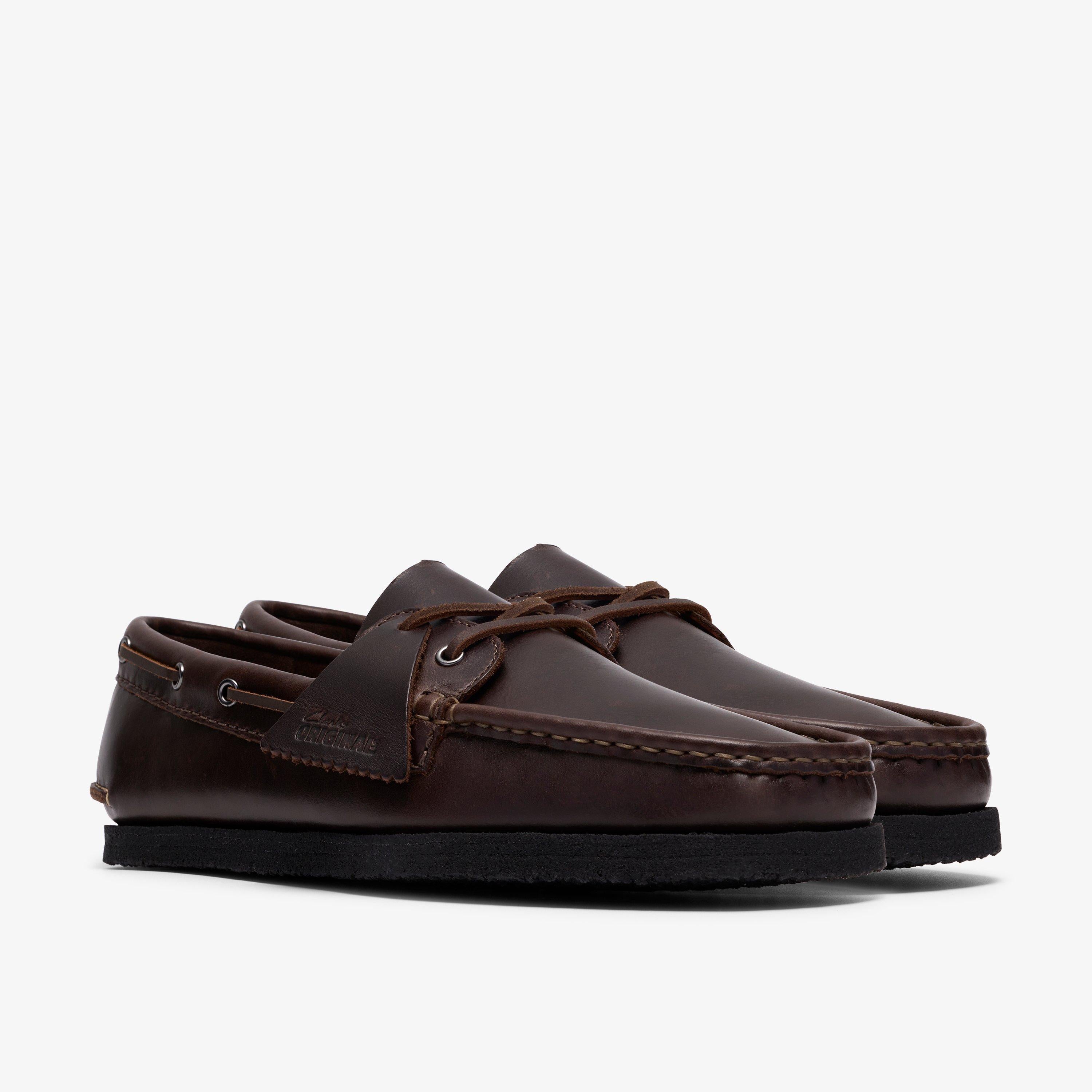 Godney Boat Cuir marron
