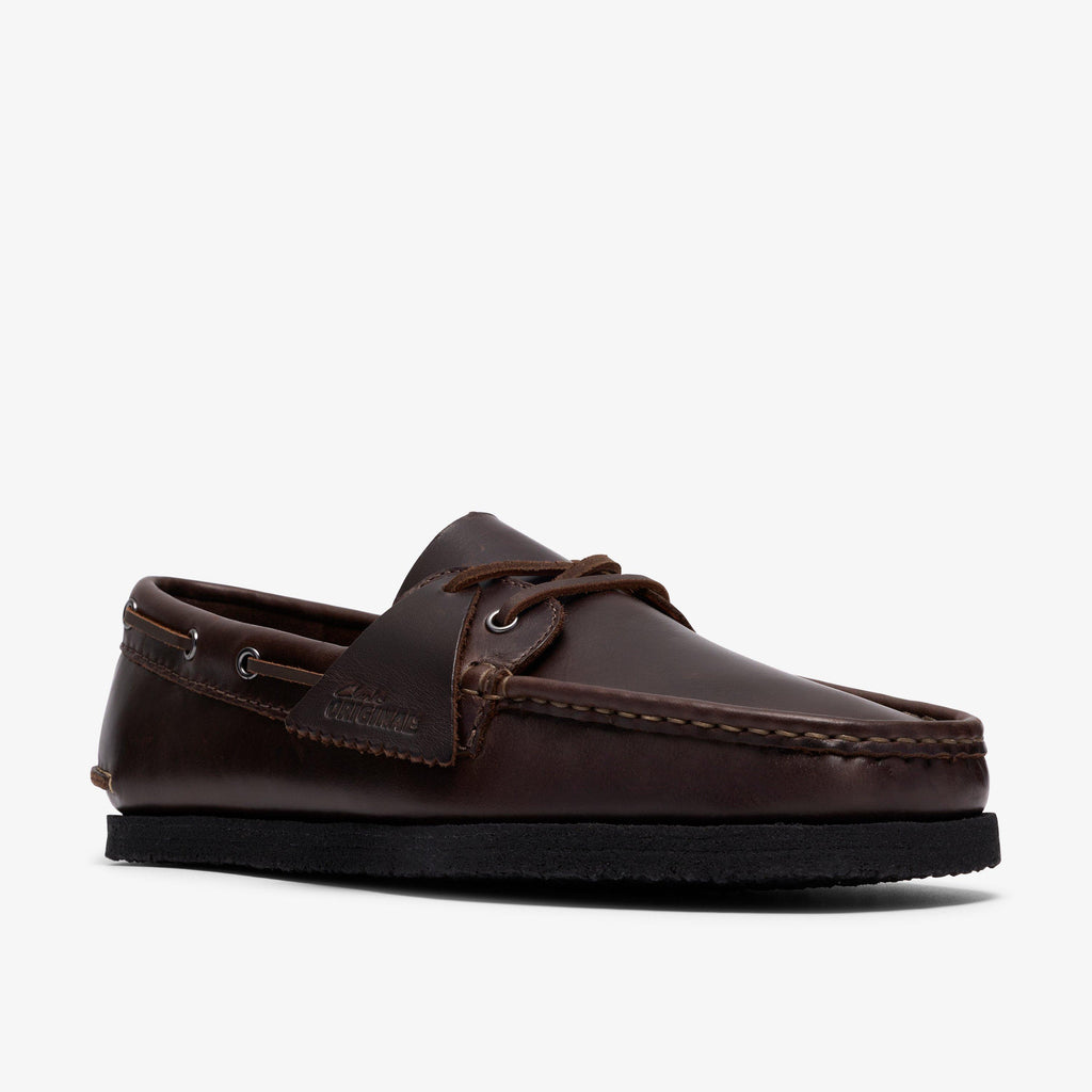Godney Boat Cuir marron