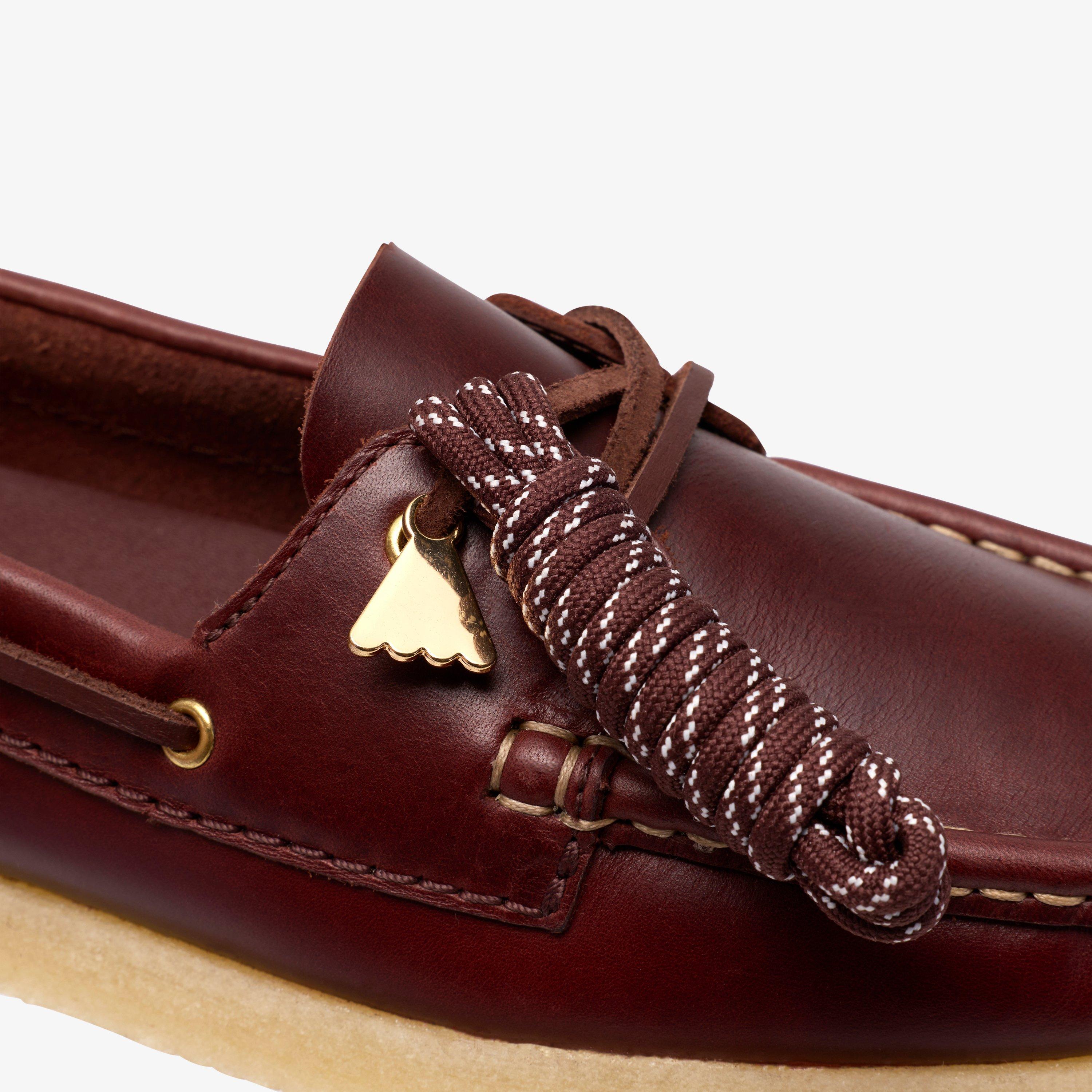 Godney Boat Cuir beige britannique