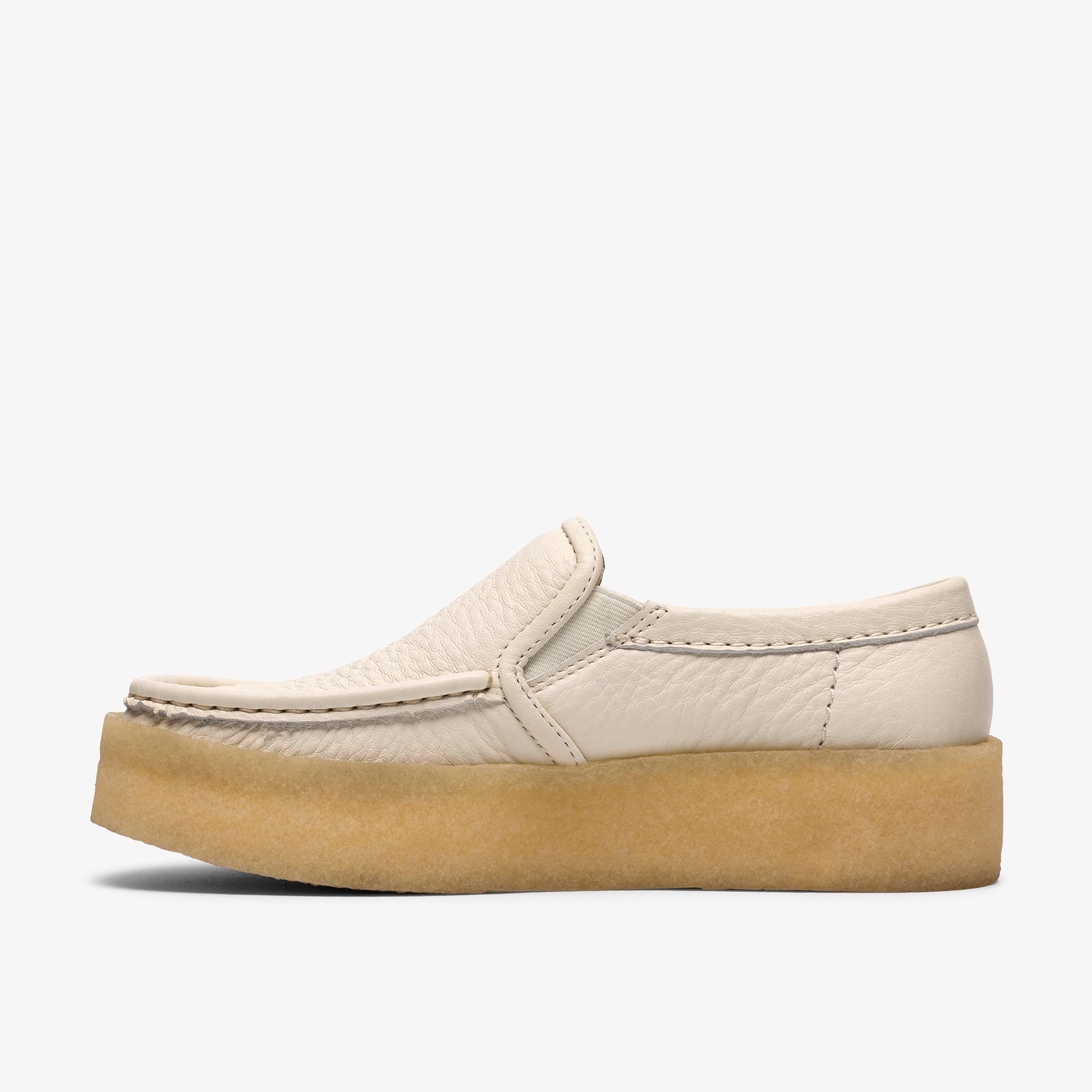 Walla Cup Slip Cuir blanc