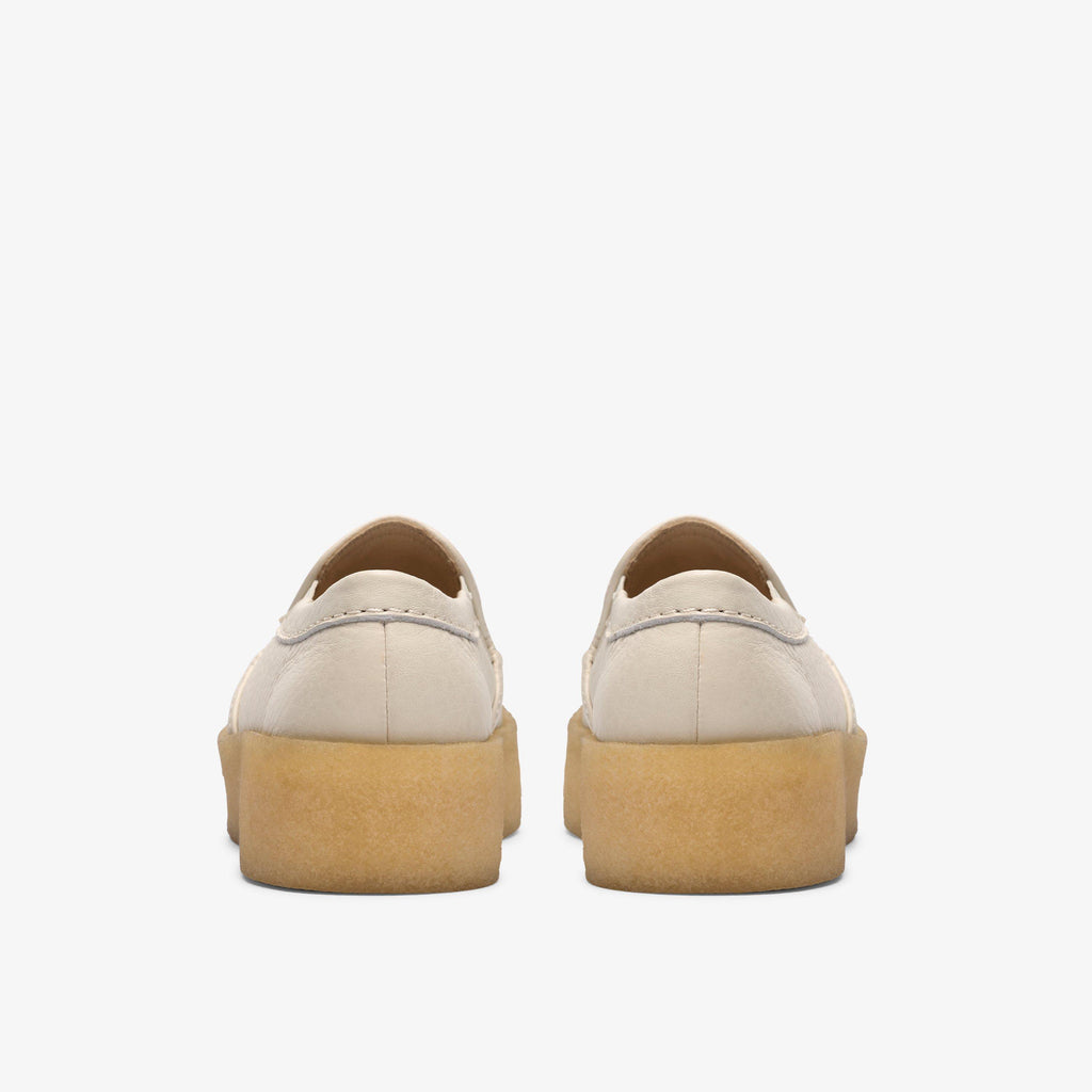 Walla Cup Slip Cuir blanc