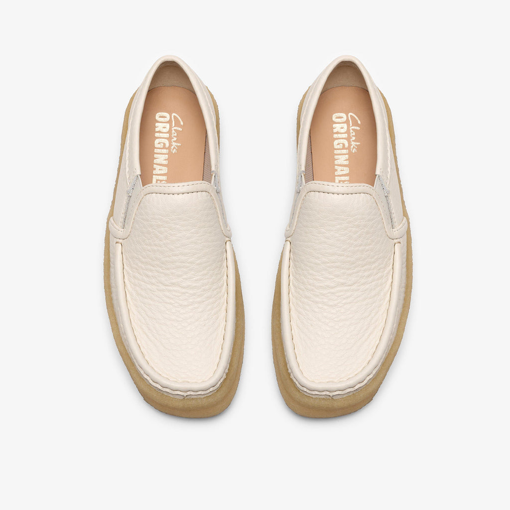 Walla Cup Slip Cuir blanc