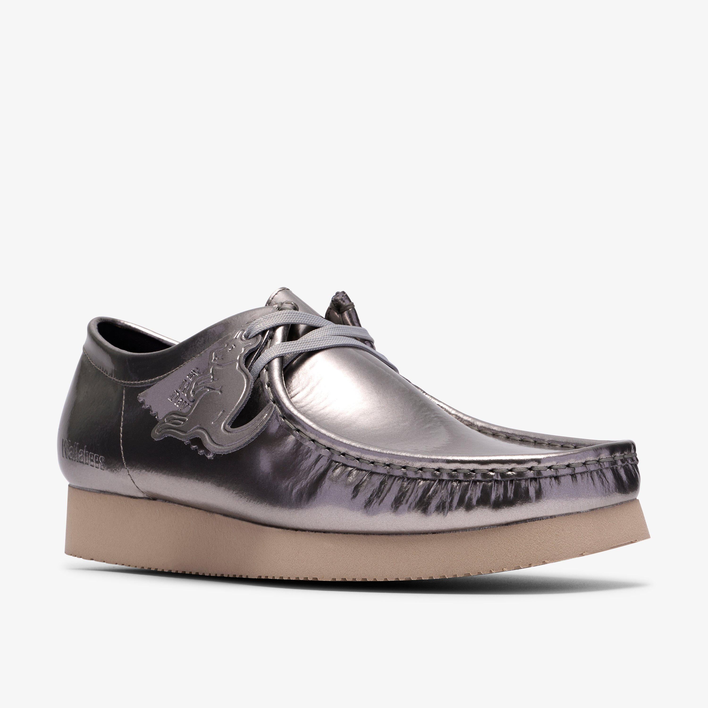 Wallabee 2604 Verni argenté