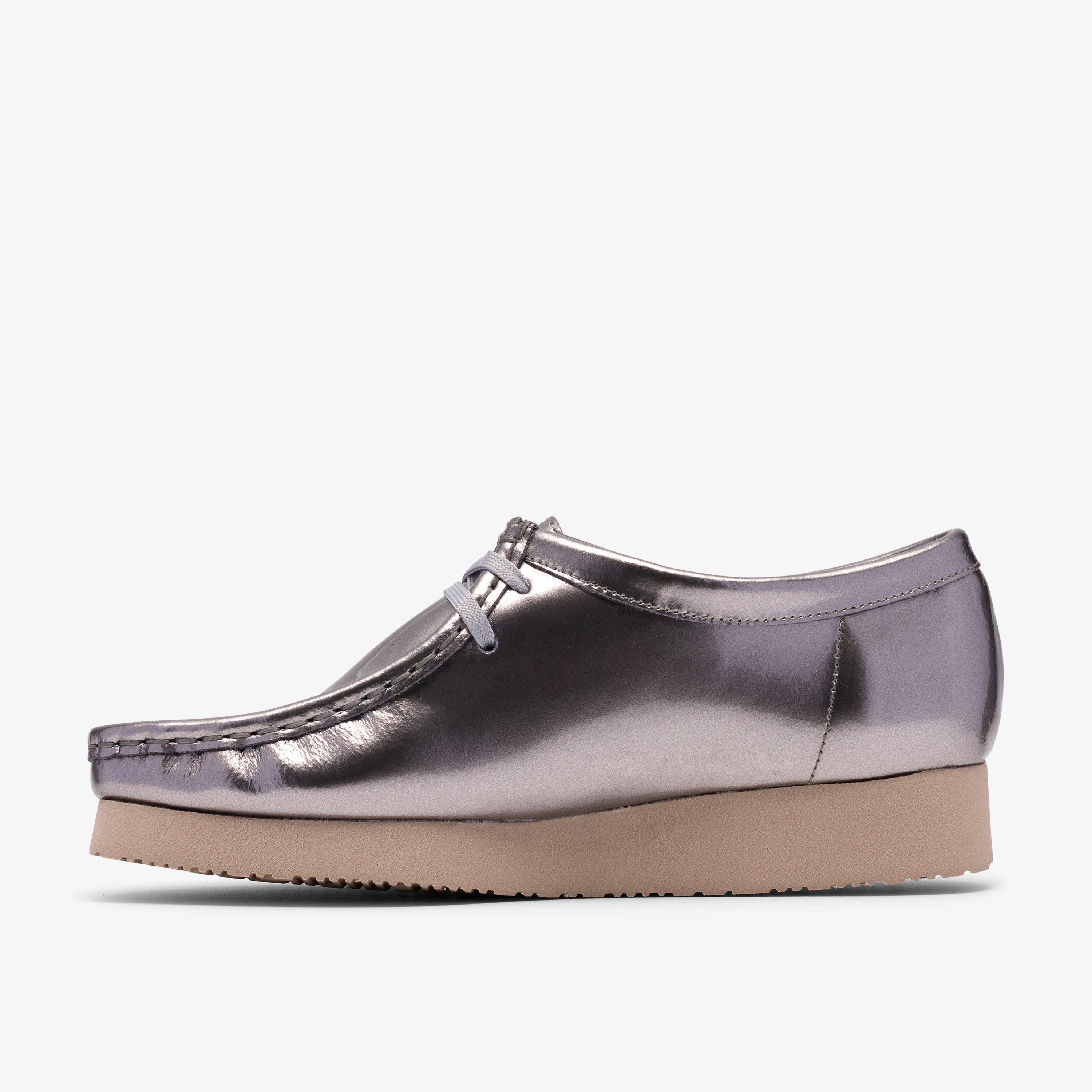 Wallabee 2604 Verni argenté