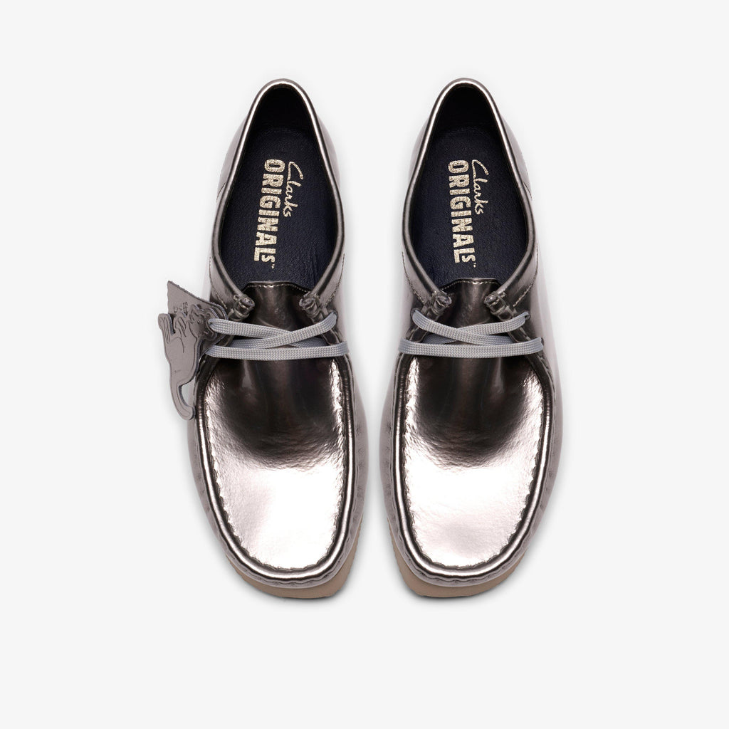 Wallabee 2604 Verni argenté