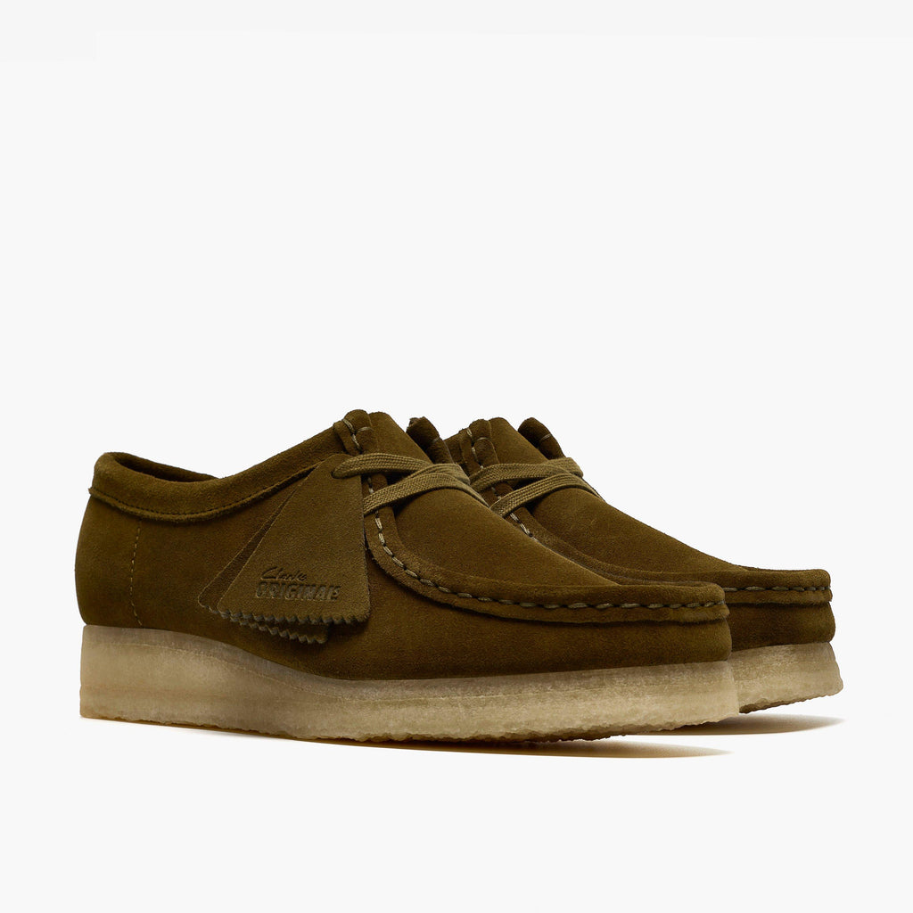 Wallabee Daim Vert Olive