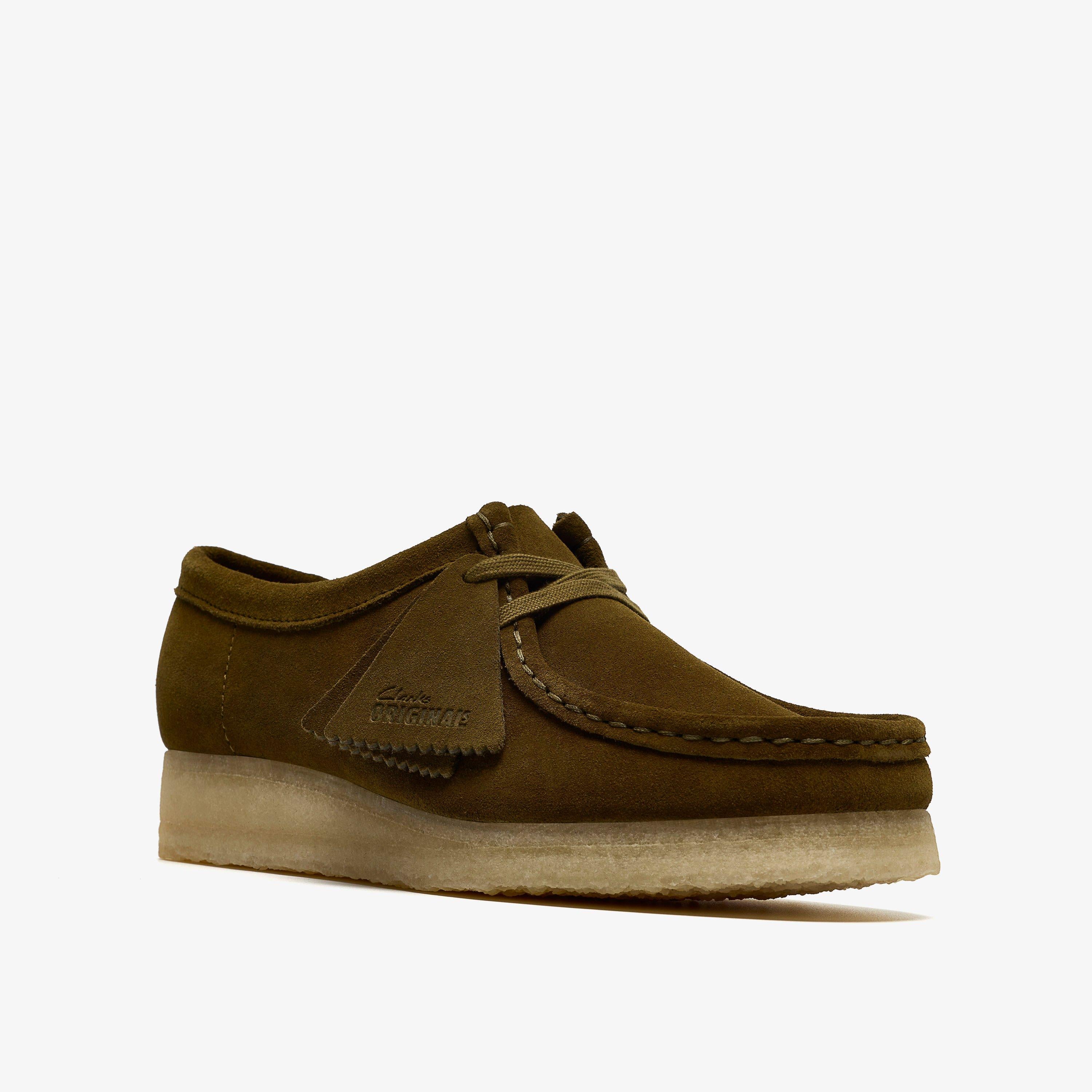 Wallabee Daim Vert Olive