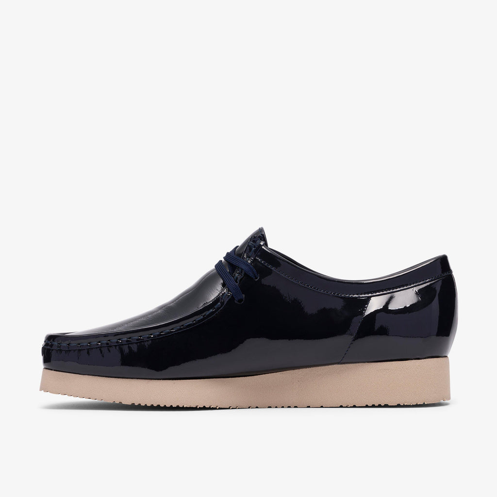 Wallabee 2604 Verni bleu marine