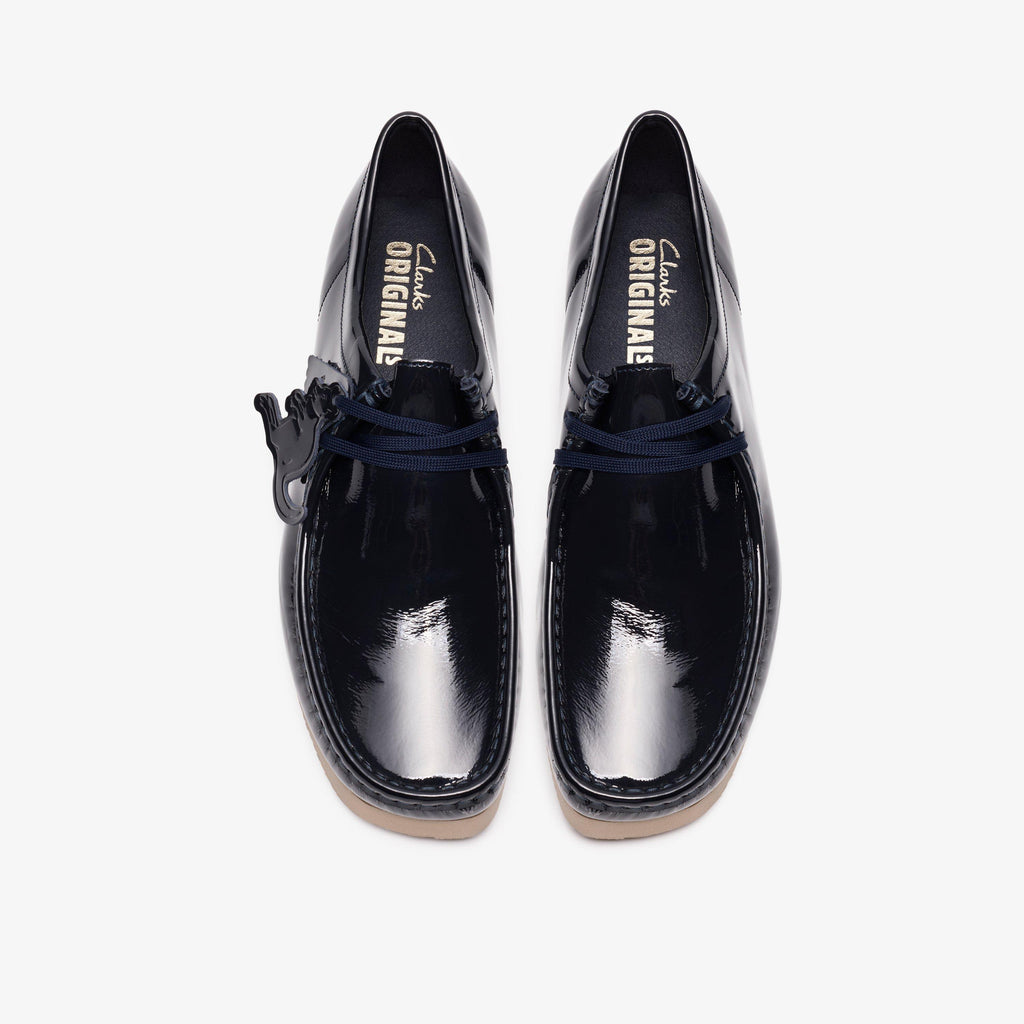 Wallabee 2604 Verni bleu marine