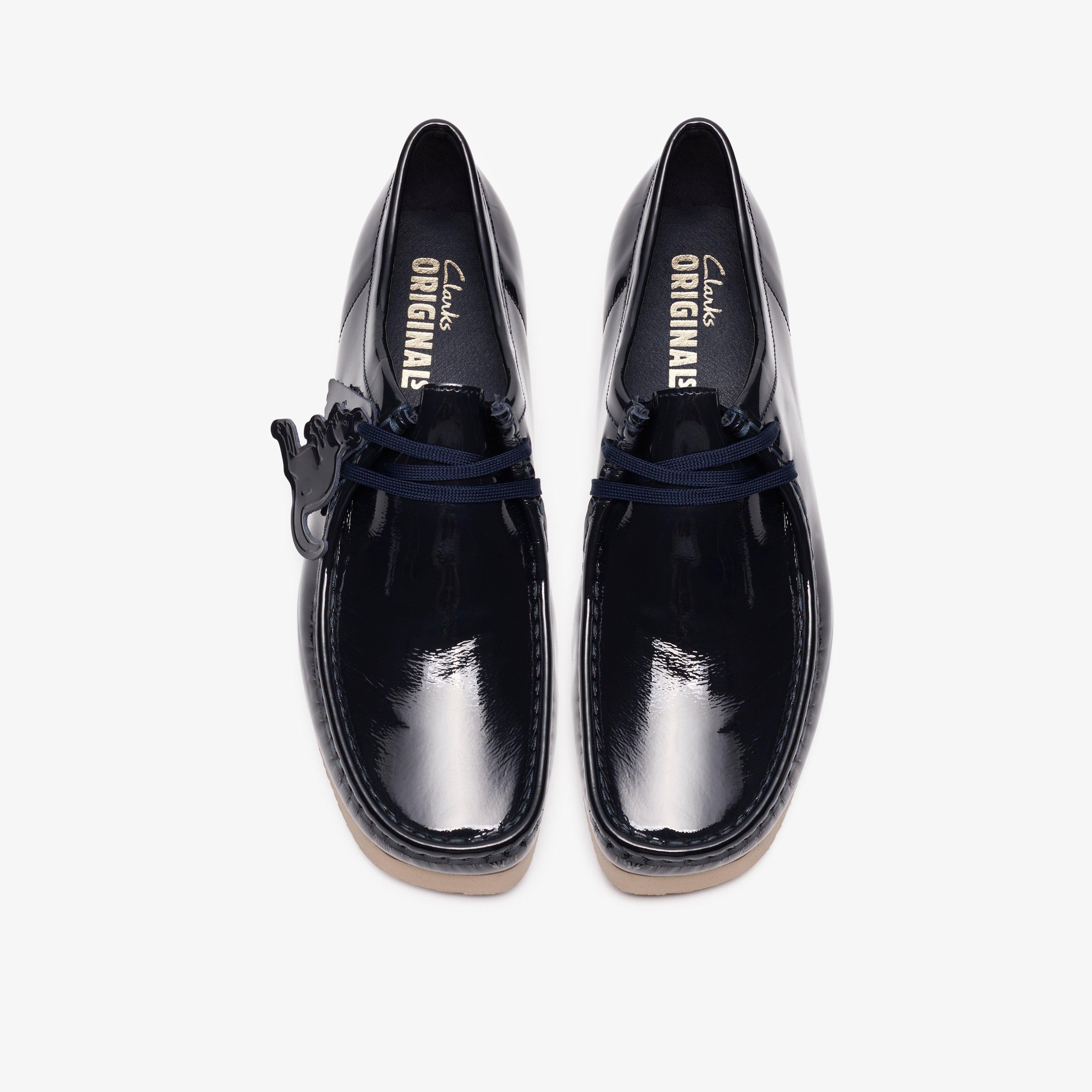 Wallabee 2604 Verni bleu marine
