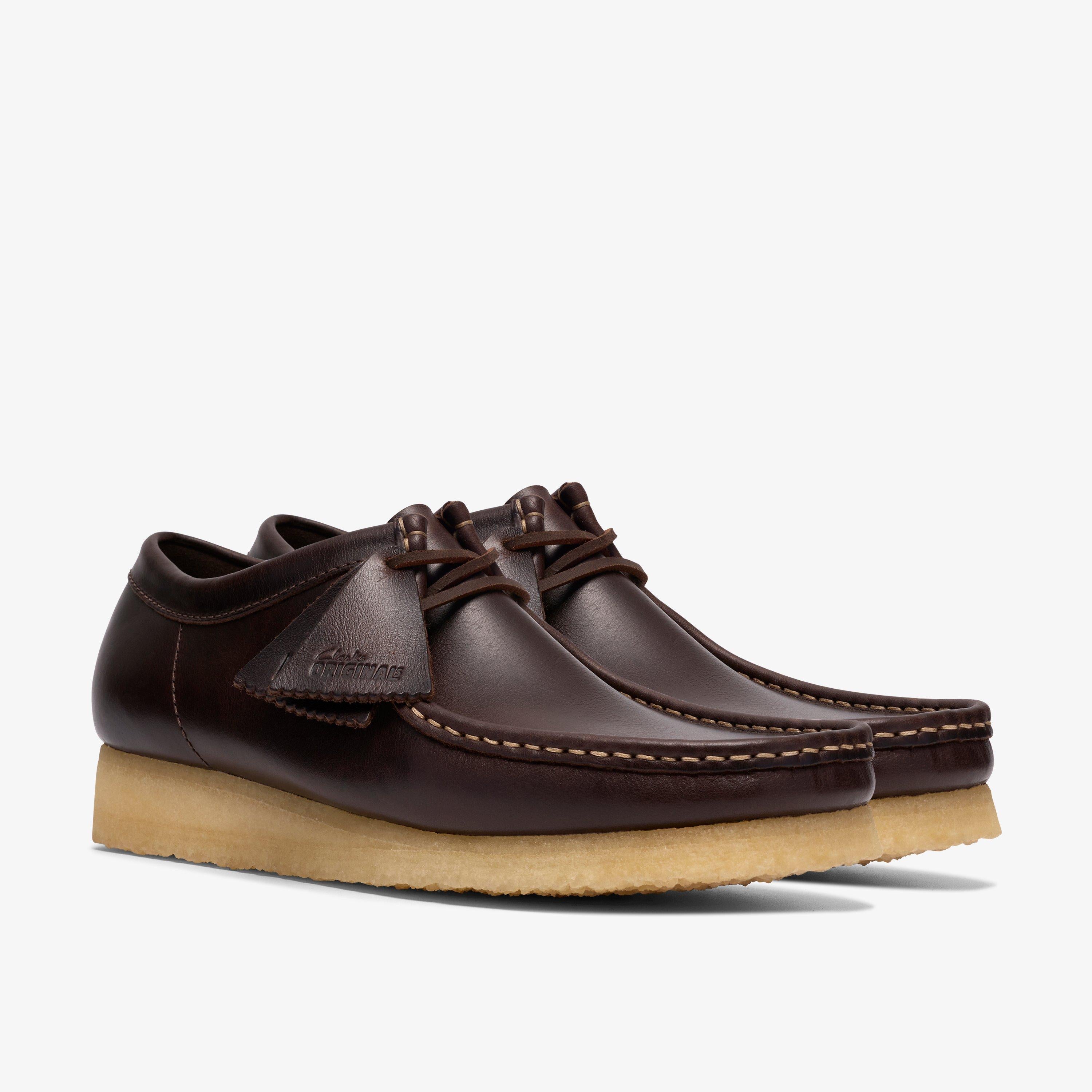 Wallabee Cuir marron foncé