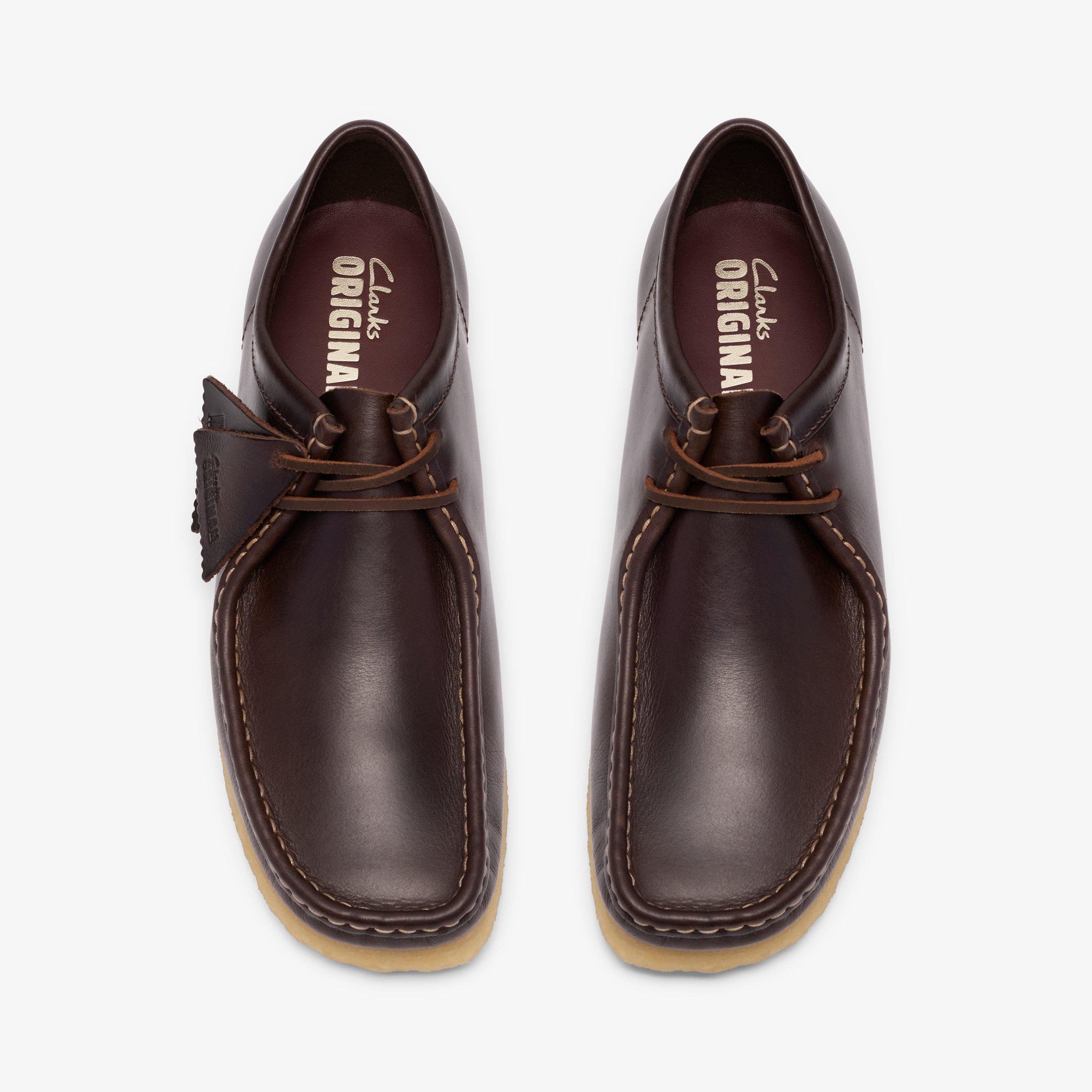 Wallabee Cuir marron foncé