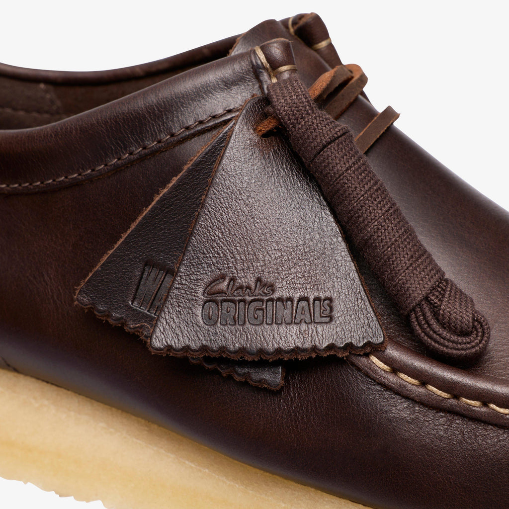 Wallabee Cuir marron foncé