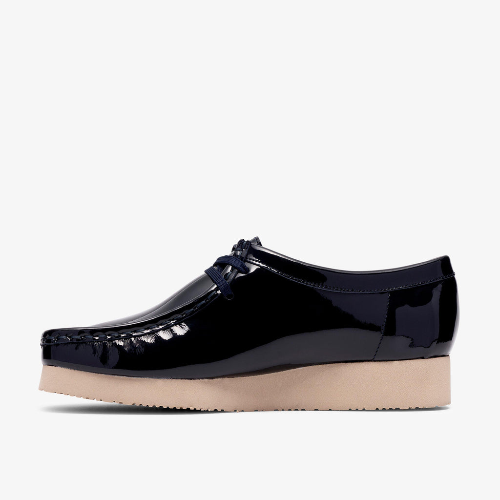 Wallabee 2604 Verni bleu marine