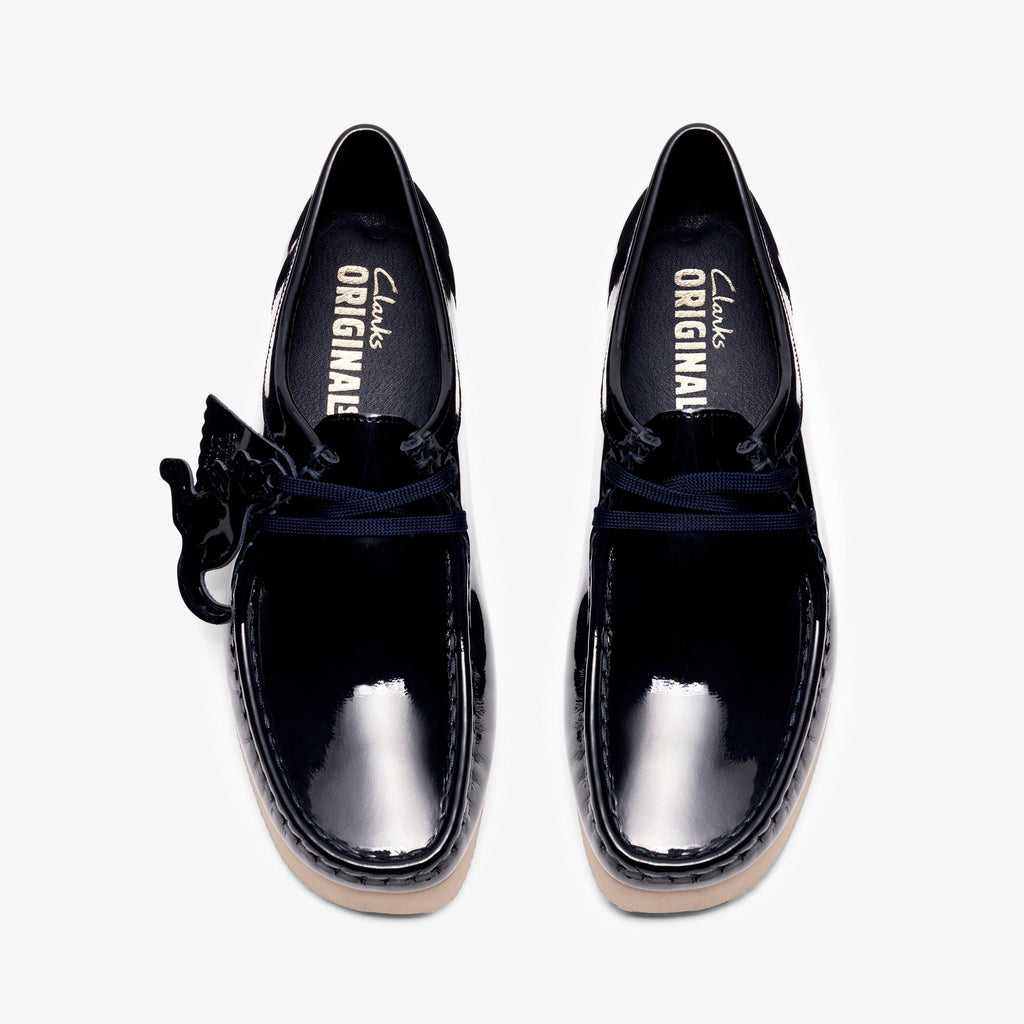 Wallabee 2604 Verni bleu marine