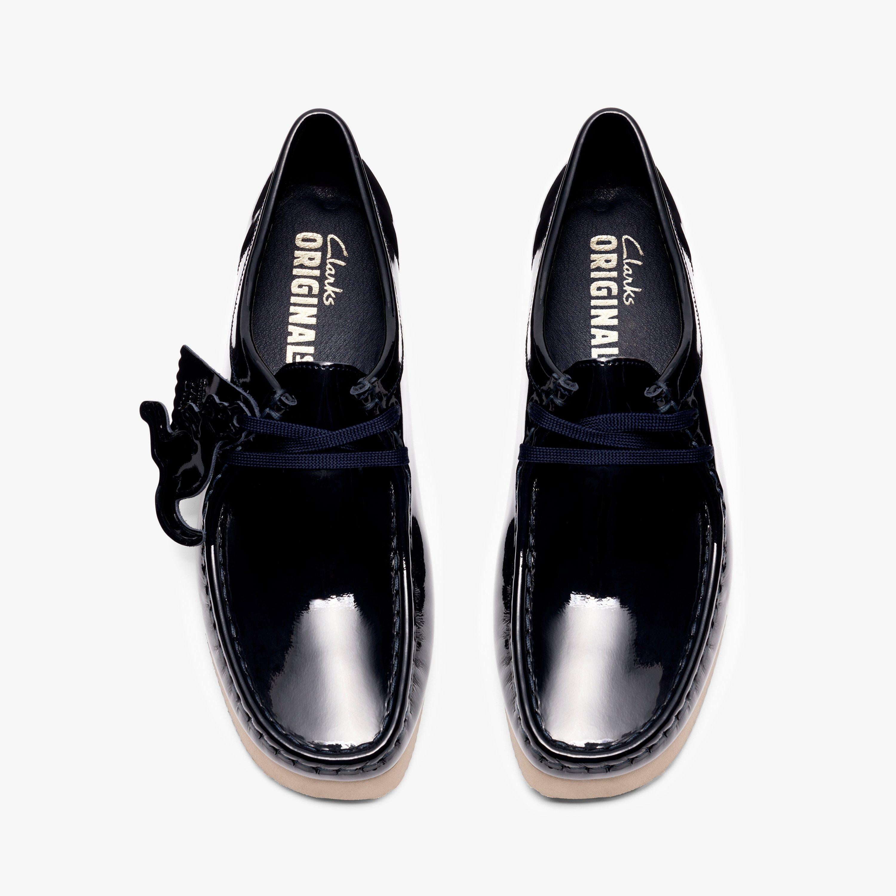 Wallabee 2604 Verni bleu marine