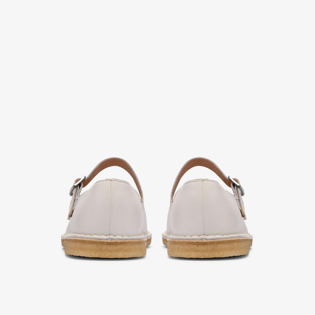 Desert Jane Cuir blanc