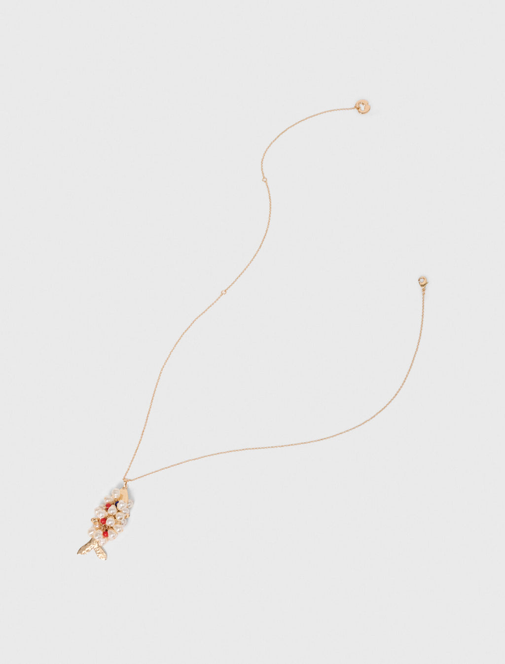 Sautoir poisson en perles